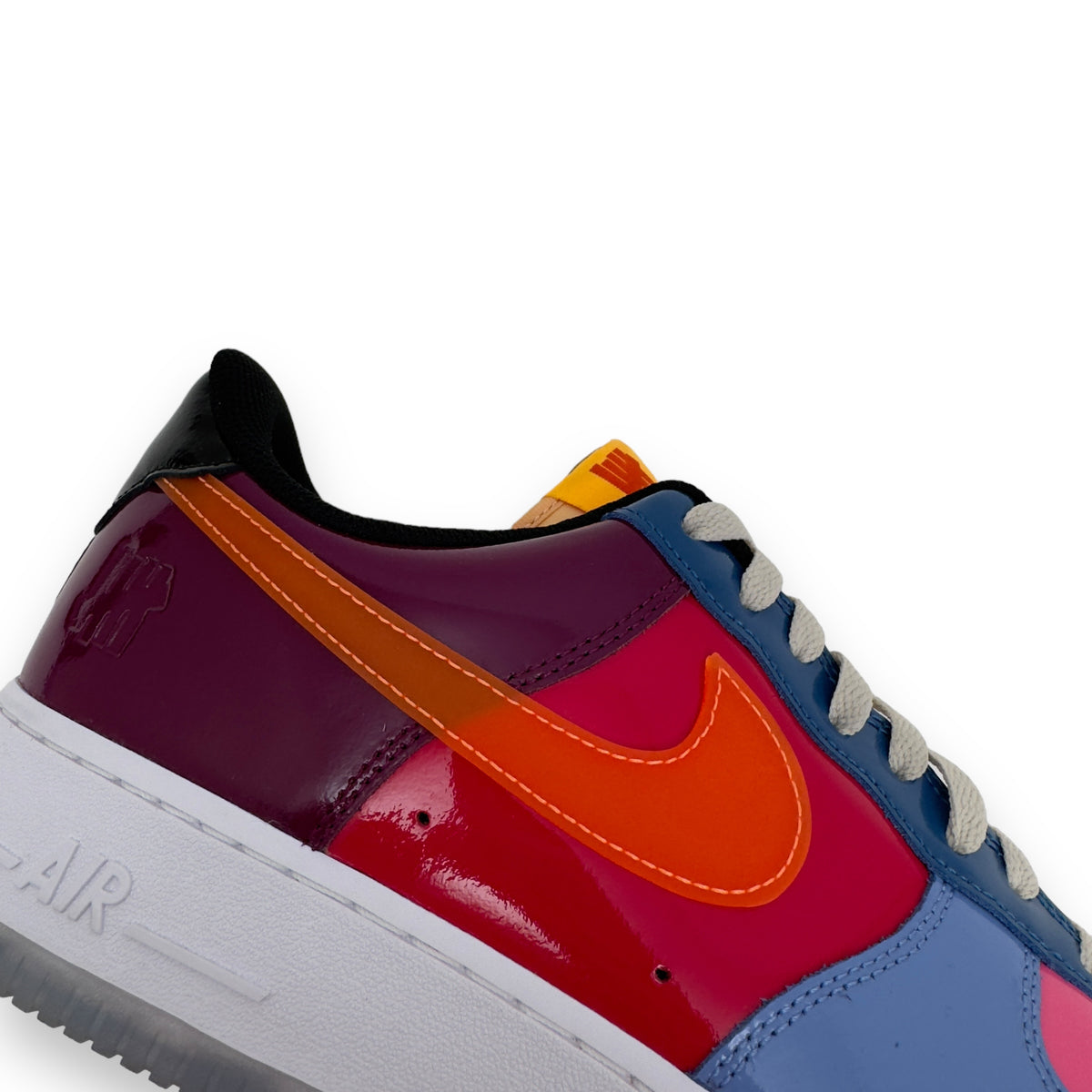 NIKE AIR FORCE 1 LOW X UNDEFEATED SNEAKER TOTAL ORANGE UK10.5
