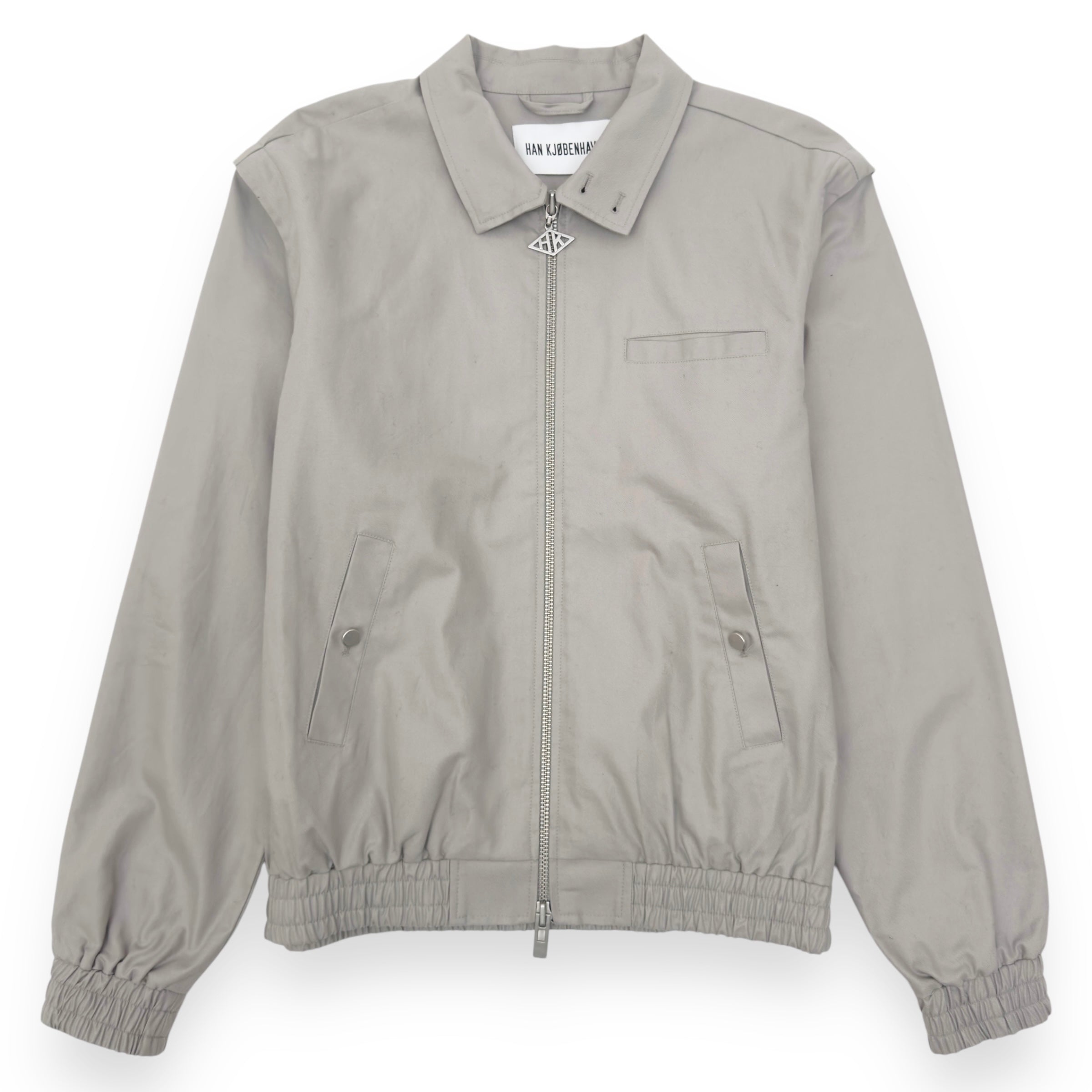 HAN KJØBENHAVN COTTON TRACK JACKET CREAM L