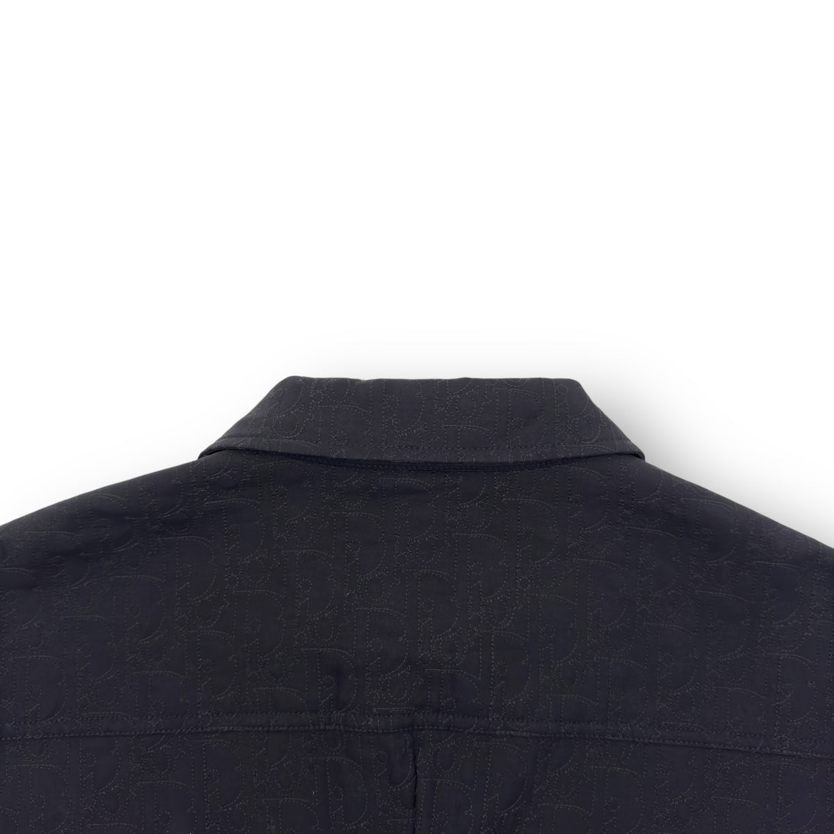 DIOR X SACAI SS22 OBLIQUE OVERSHIRT BLACK 52 / XL