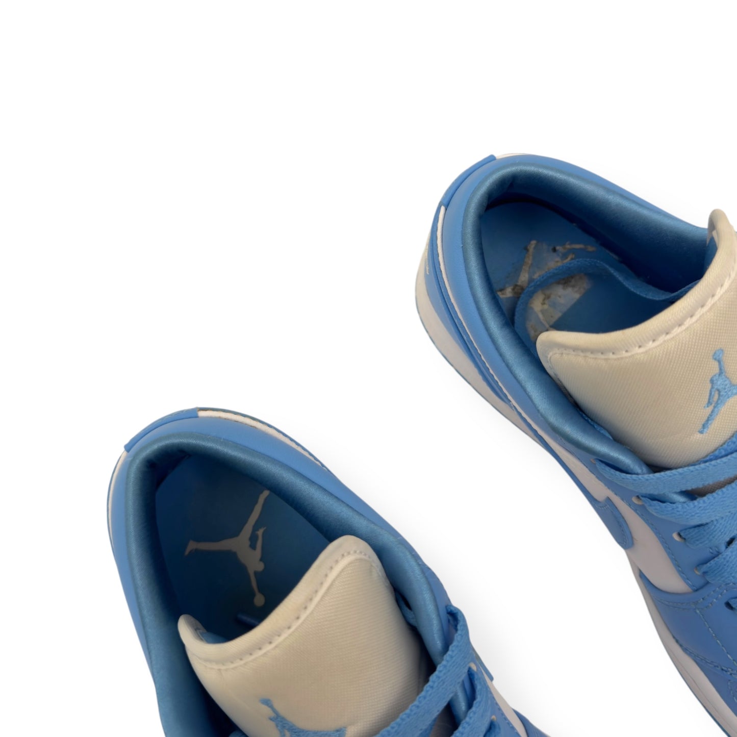 NIKE WOMENS JORDAN 1 LOW TOP SNEAKER UNC UK4.5