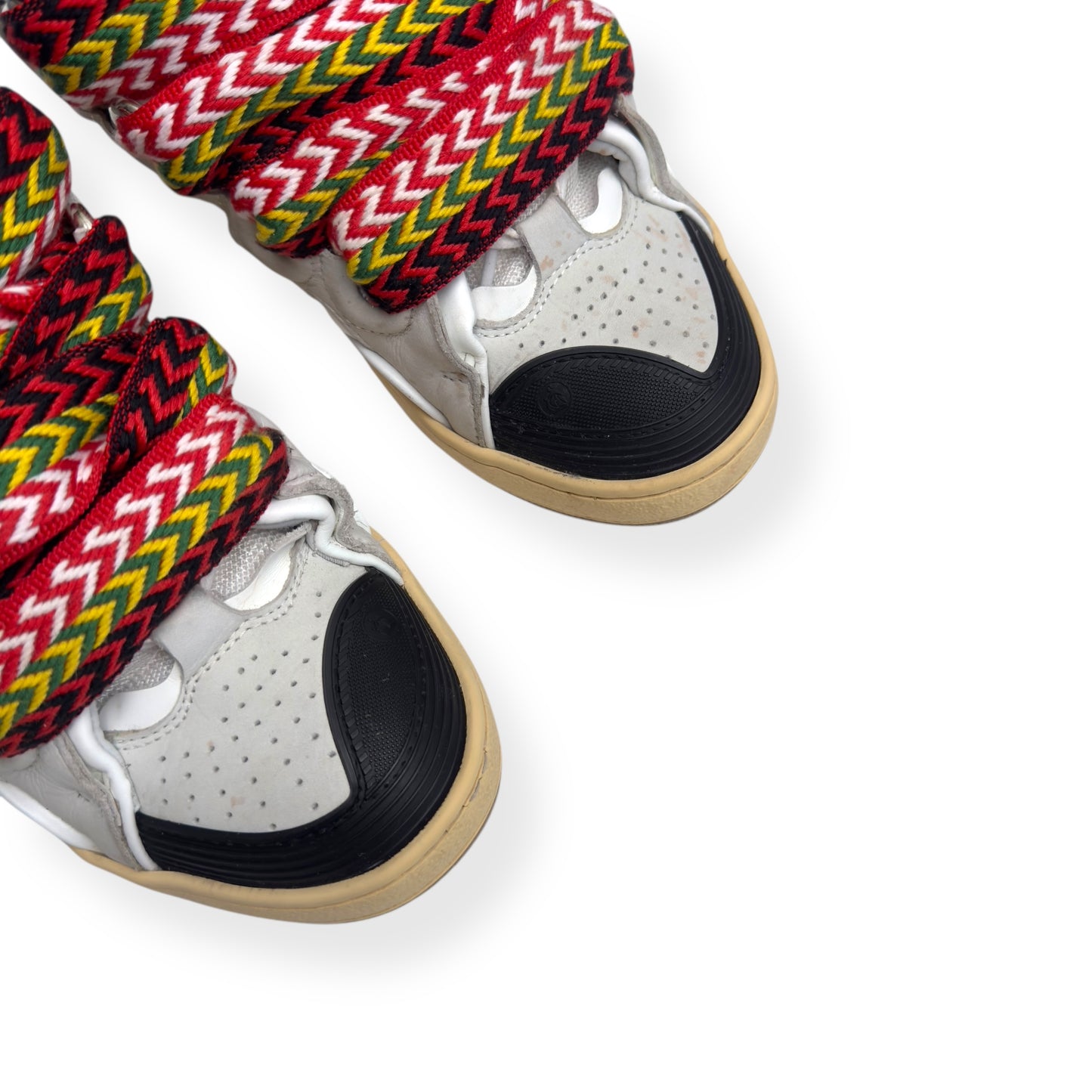 LANVIN CURB SNEAKER WHITE / MULTICOLOURED 40 / UK6