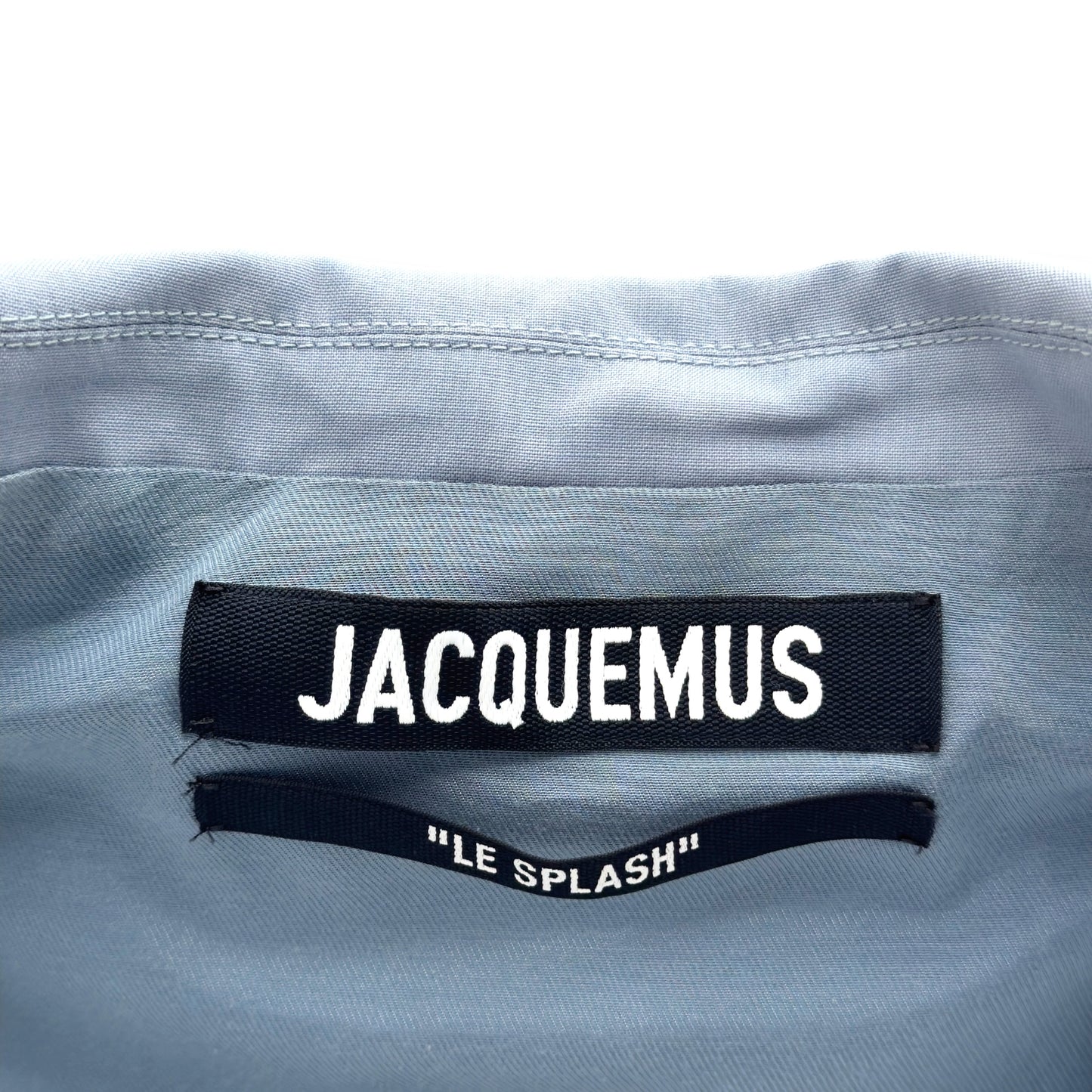 JACQUEMUS LE SPLASH MELO CUT-OUT STRETCH-WOOL SUIT BLUE 36 / XS