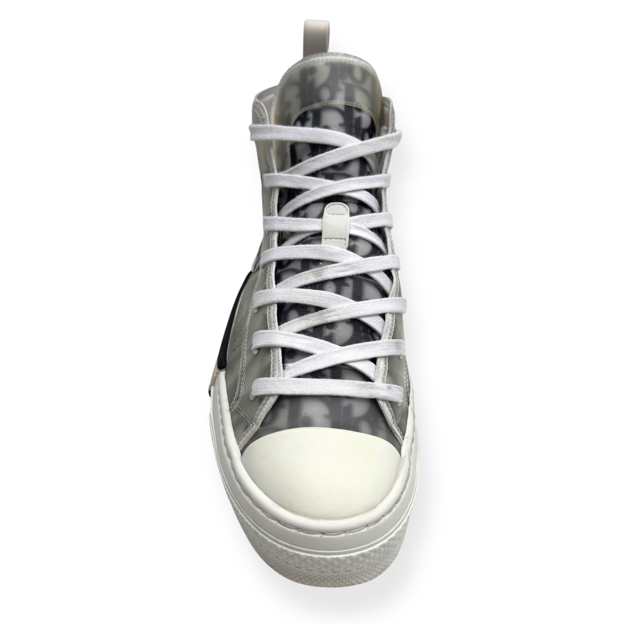 DIOR B23 HIGH TOP SNEAKERS BLACK / WHITE 42 / UK8
