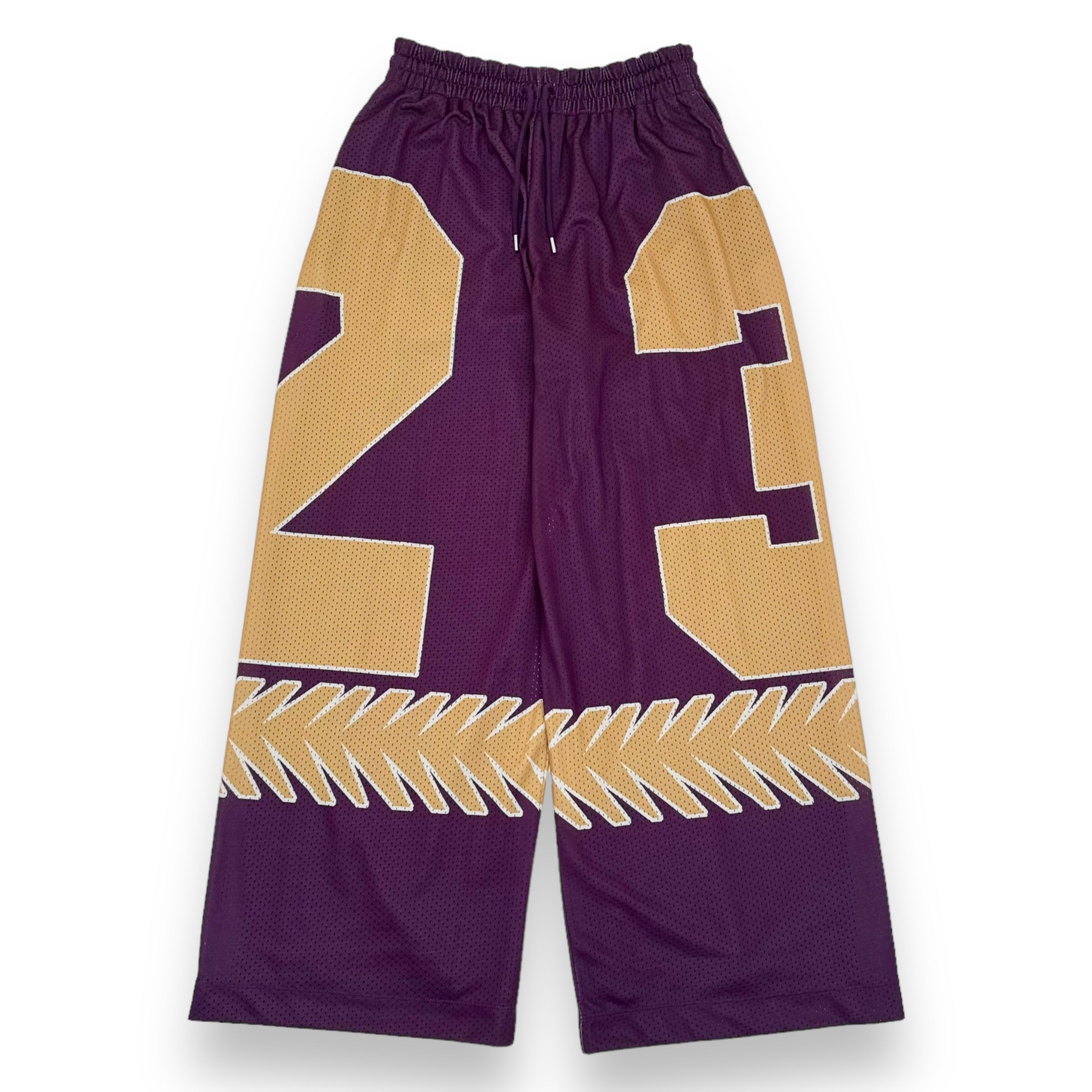 DRIES VAN NOTEN GRAPHIC SWEATPANTS PURPLE L