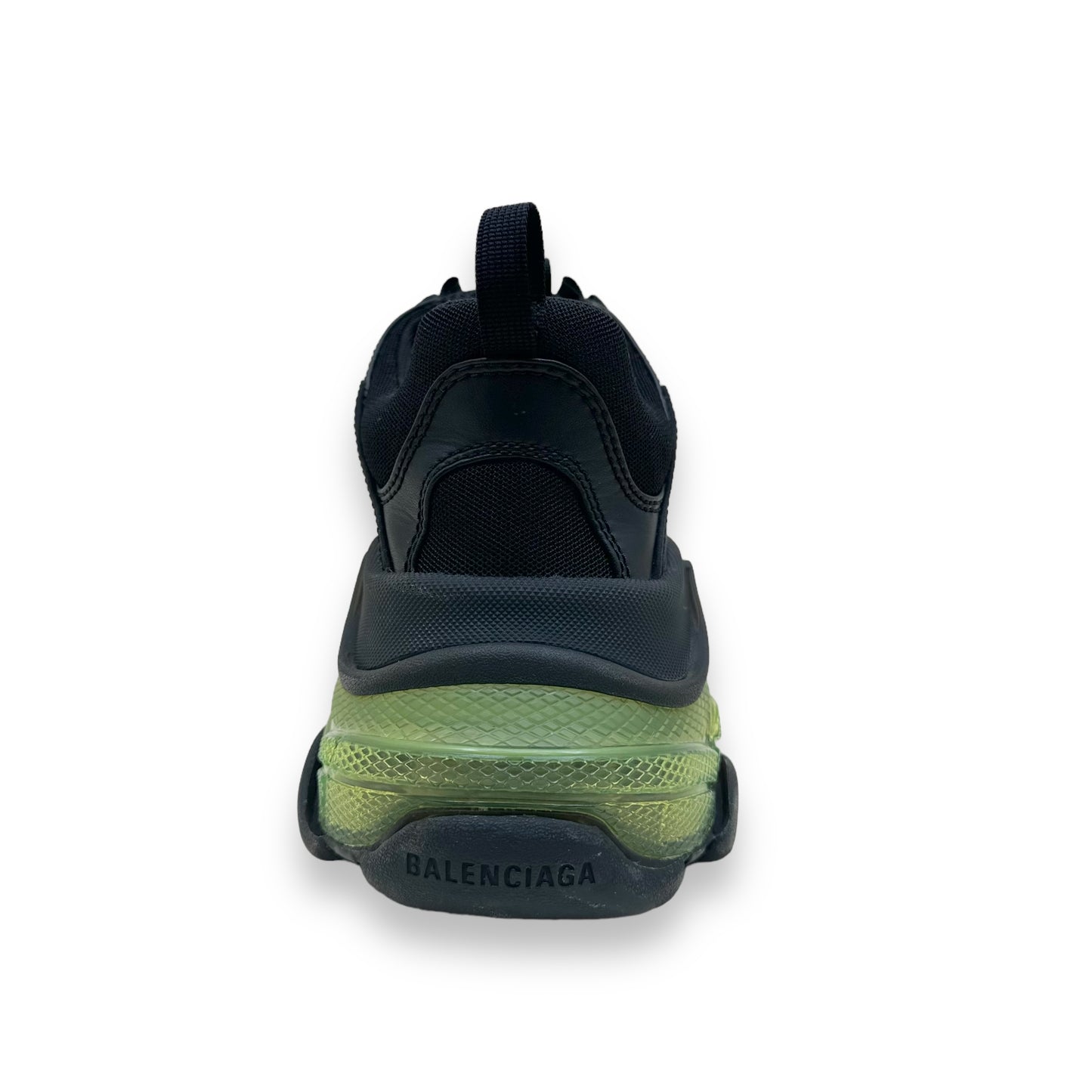 BALENCIAGA TRIPLE S SNEAKER BLACK / GREEN UK8
