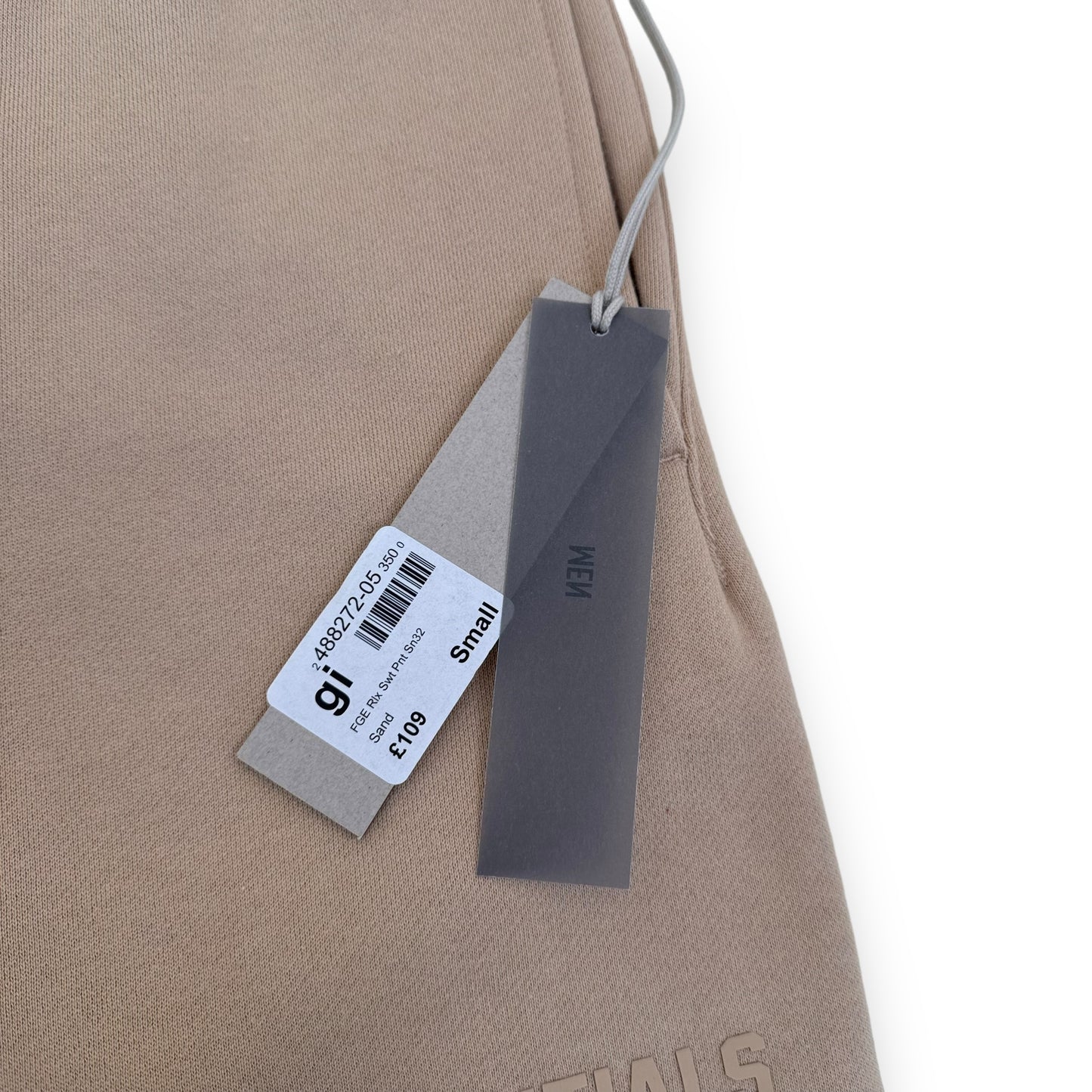 ESSENTIALS SWEATPANTS SAND S