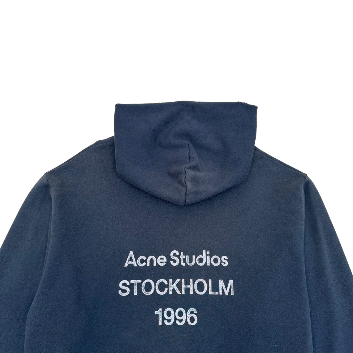 ACNE STUDIOS LOGO HOODIE BLACK XXL