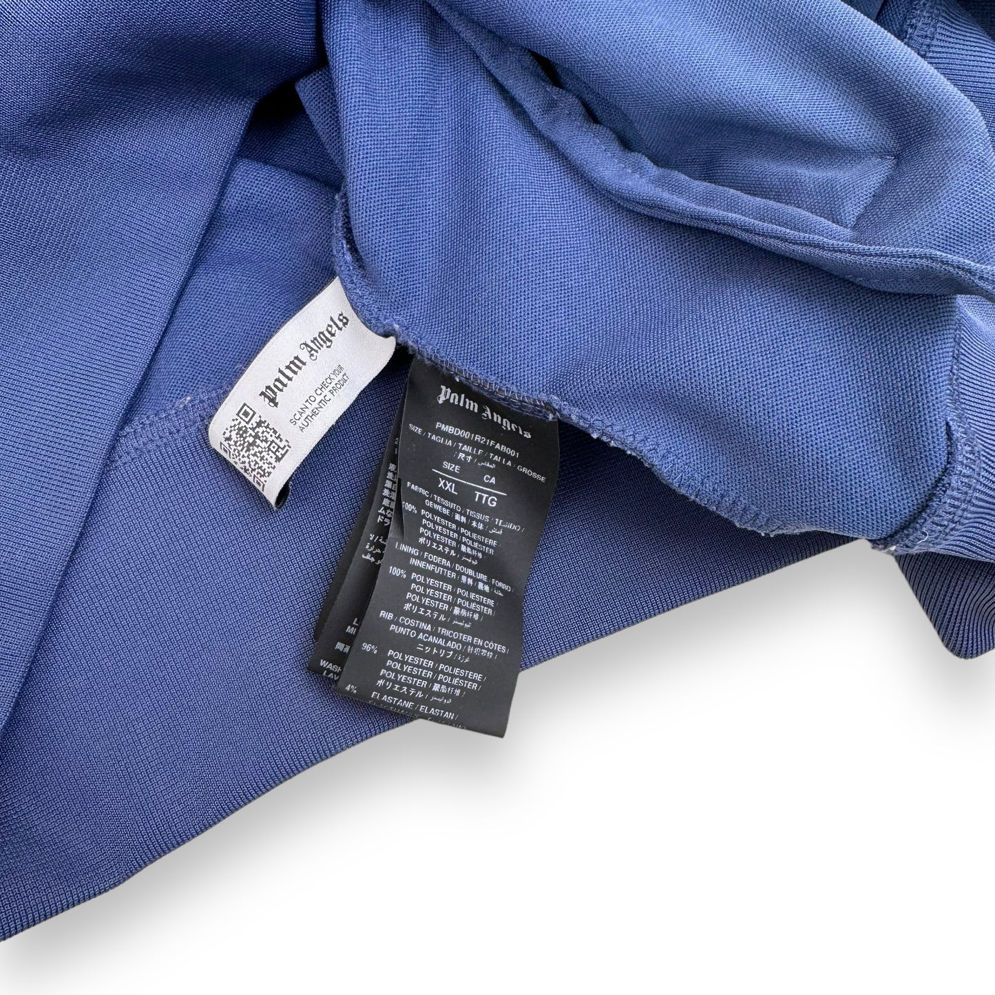 PALM ANGELS CLASSIC TRACK JACKET NAVY XXL