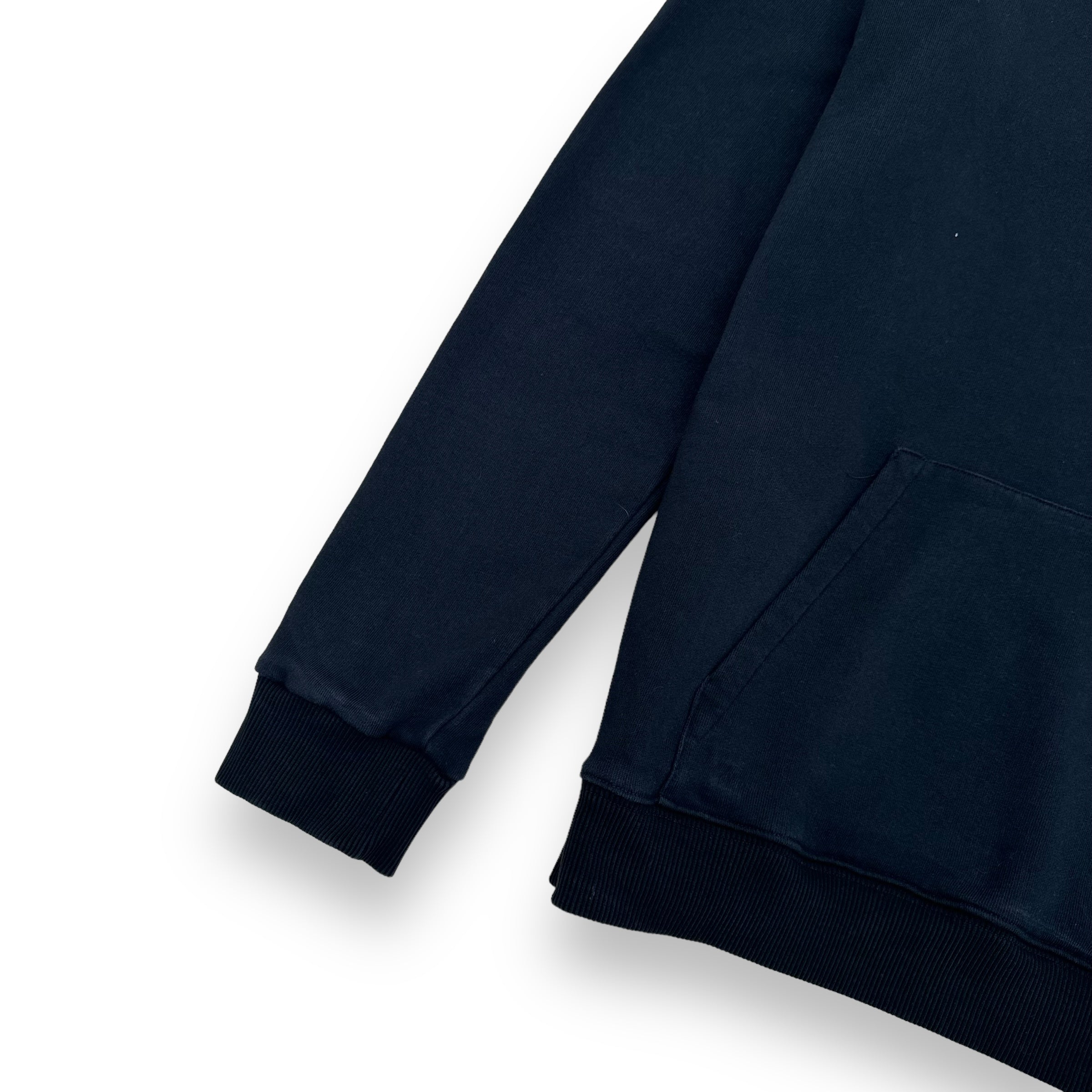 SAINT LAURENT LOGO HOODIE BLACK XL