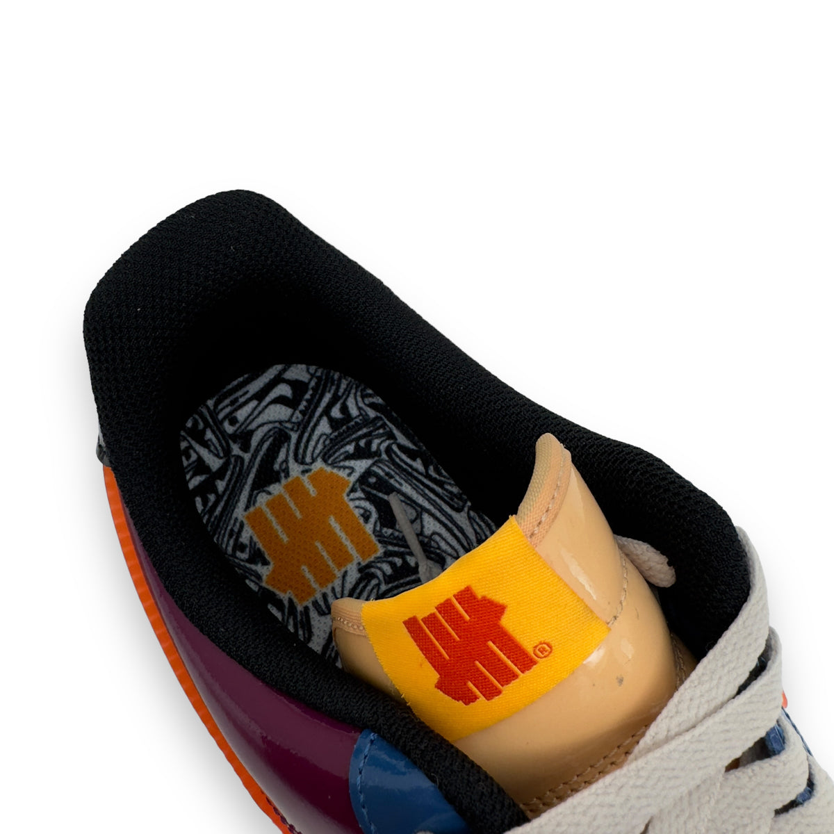 NIKE AIR FORCE 1 LOW X UNDEFEATED SNEAKER TOTAL ORANGE UK10.5