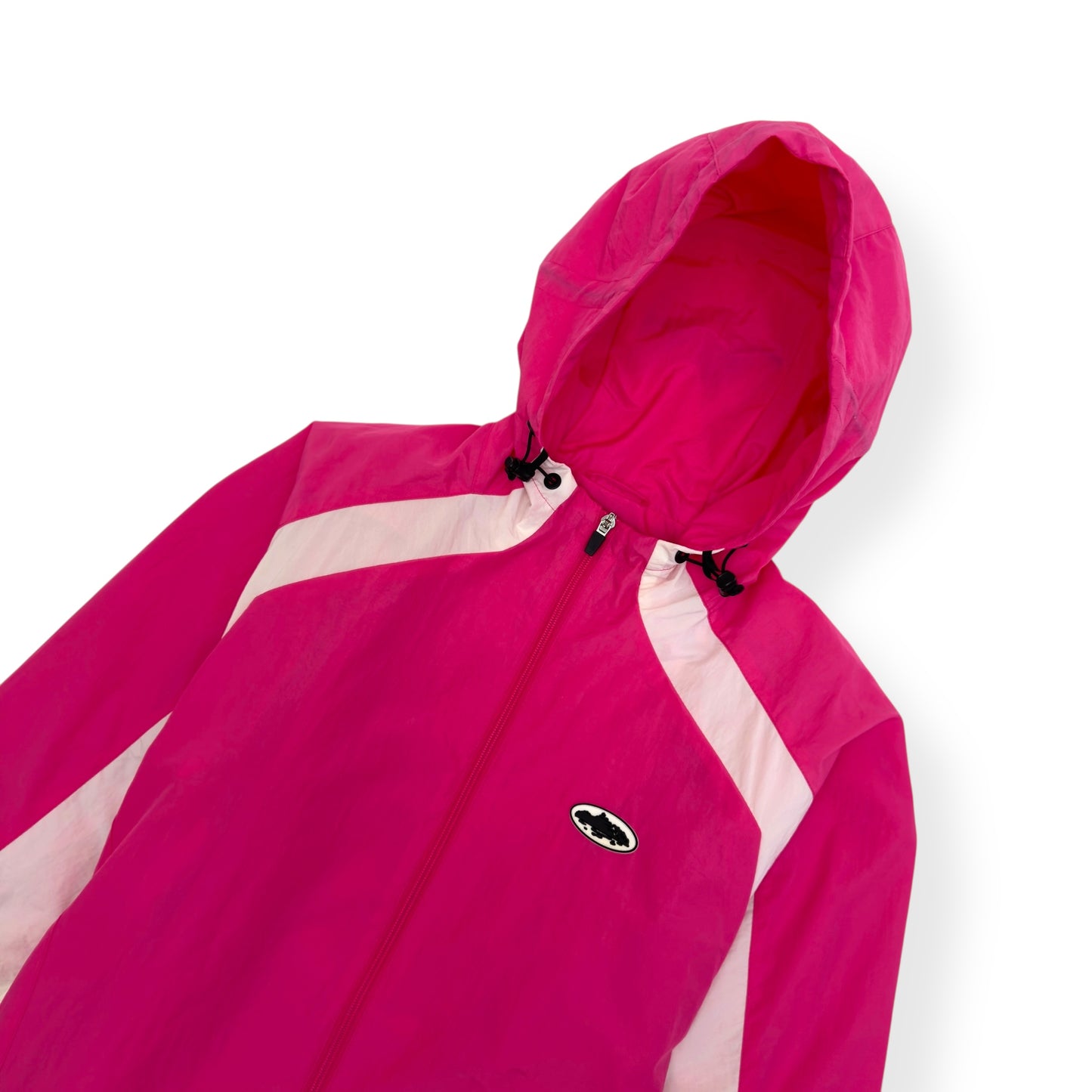 CORTEIZ ZIP-UP WINDBREAKER JACKET PINK L