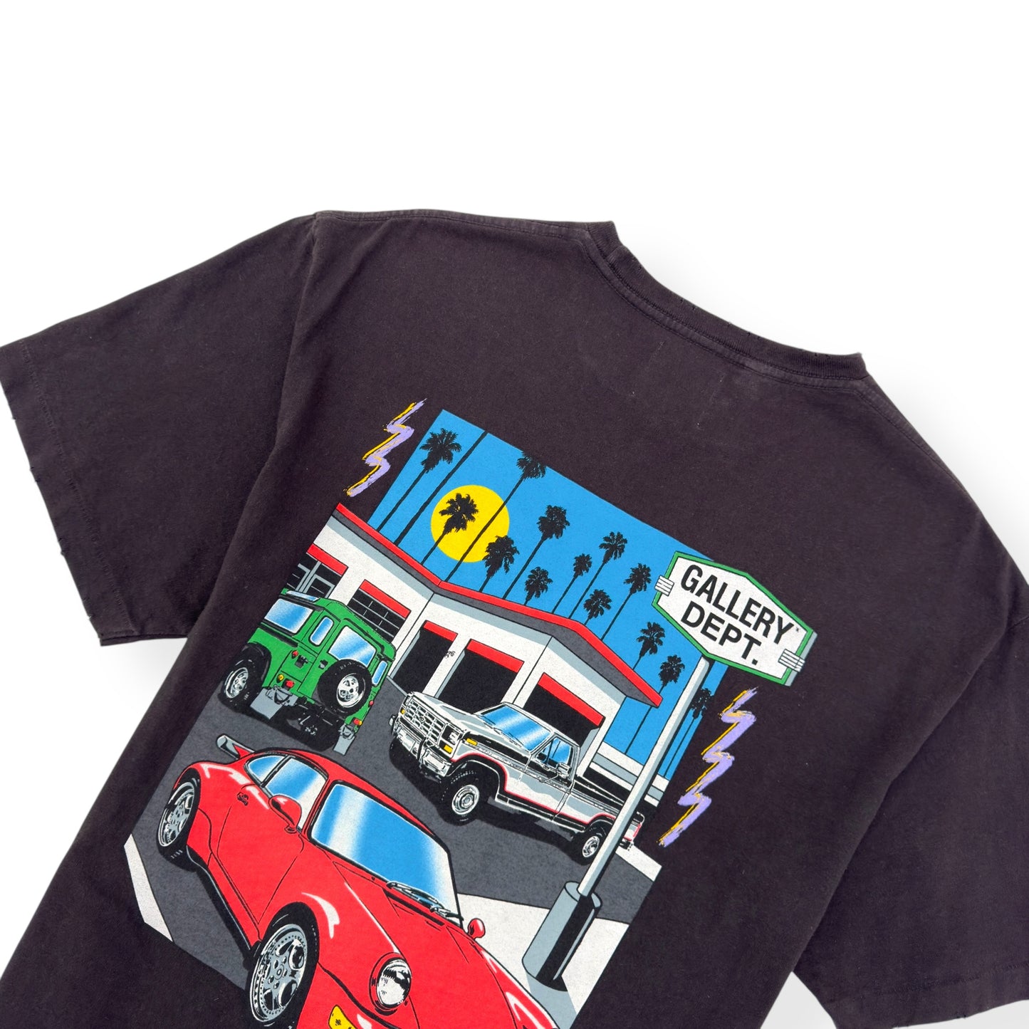 GALLERY DEPT. DRIVE THRU T-SHIRT BLACK / RED L
