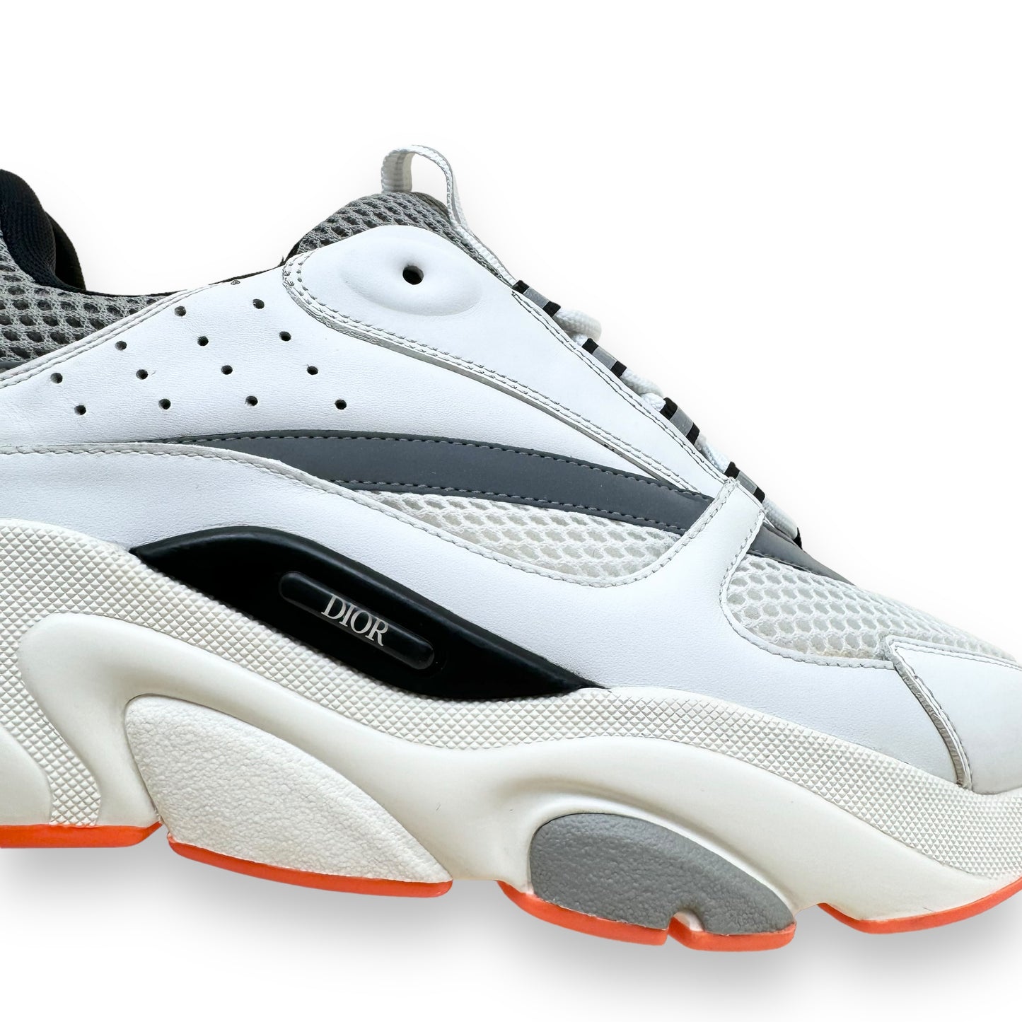 DIOR B22 SNEAKER WHITE / GREY / ORANGE UK9