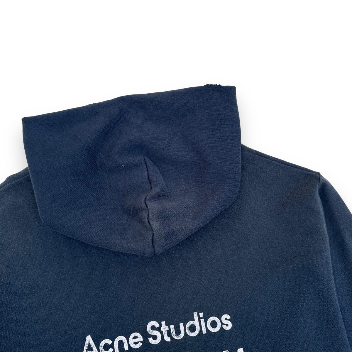 ACNE STUDIOS LOGO HOODIE BLACK XXL