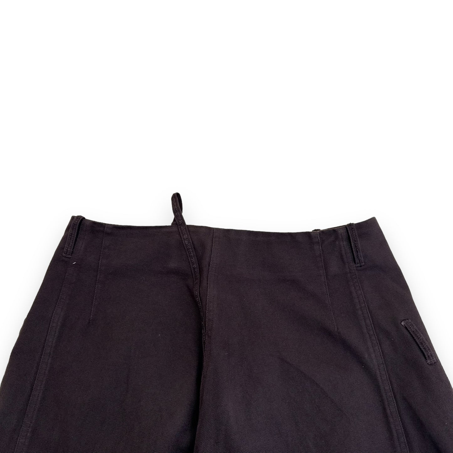 JACQUEMUS LE CARGO CROISSANT COTTON-CANVAS TROUSERS BROWN L