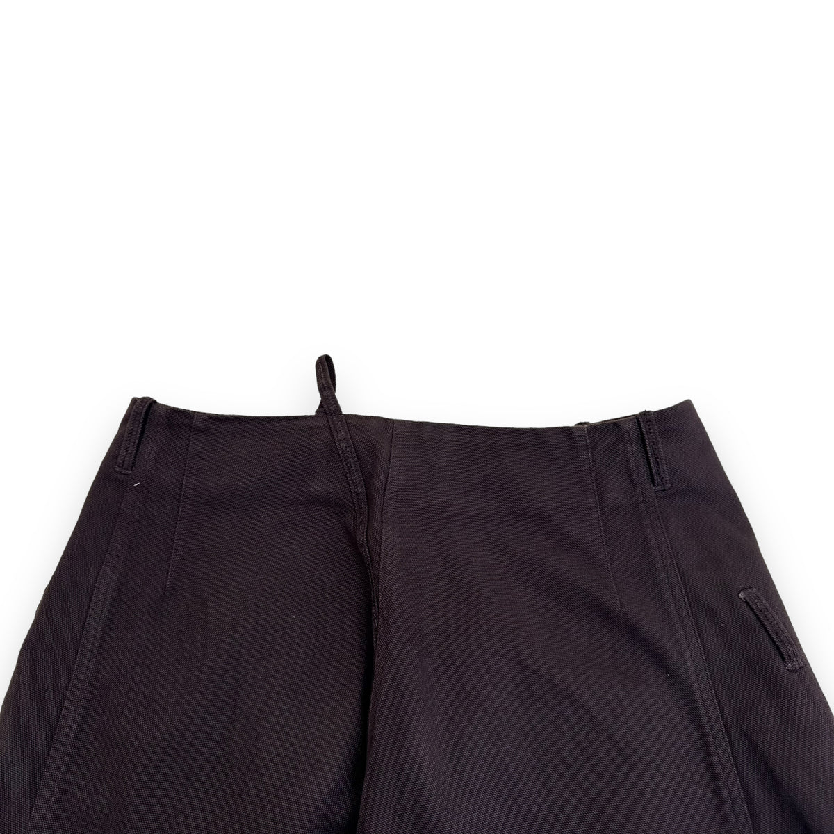 JACQUEMUS LE CARGO CROISSANT COTTON-CANVAS TROUSERS BROWN L