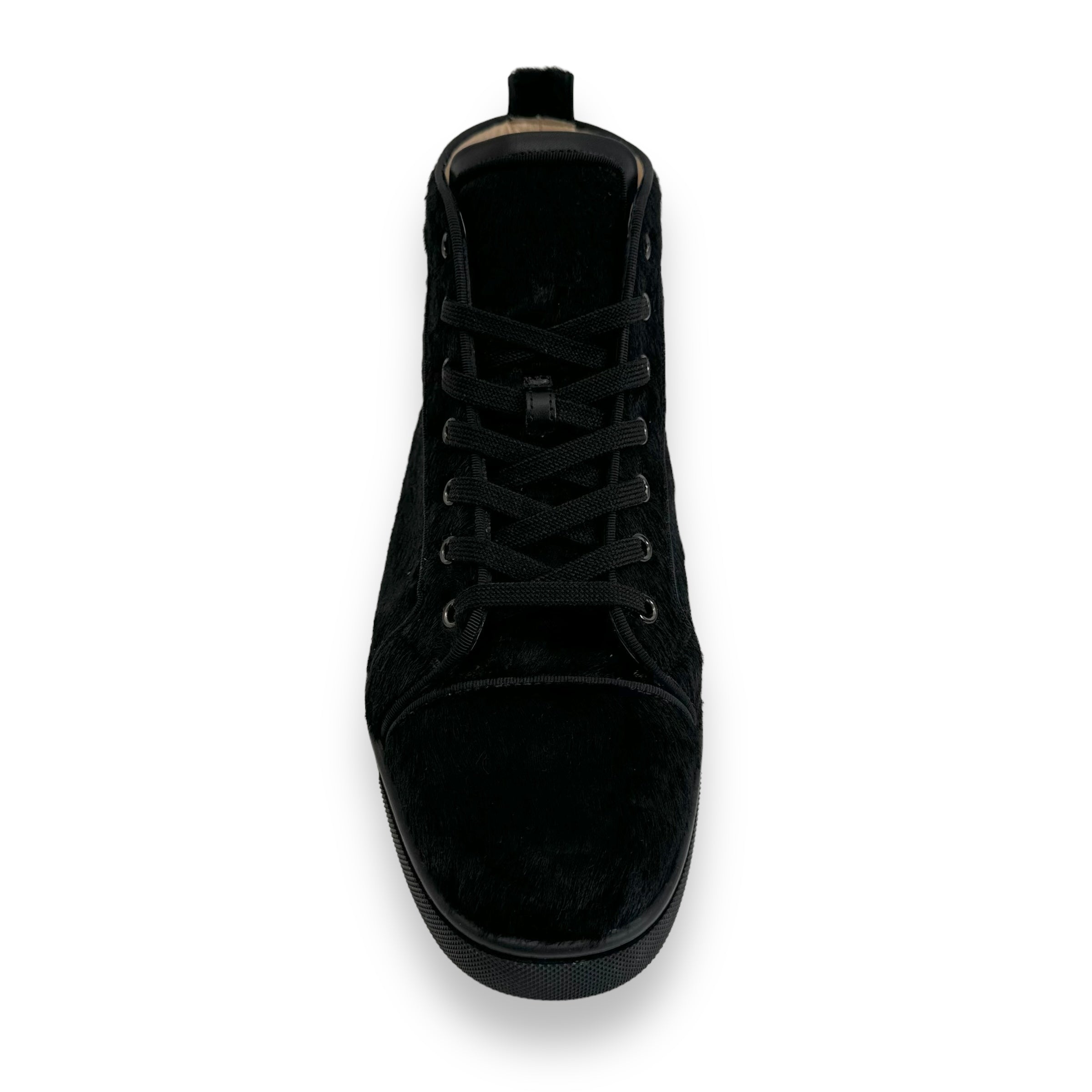 CHRISTIAN LOUBOUTIN LOUIS ORLATO CALFSKIN SNEAKER BLACK UK9