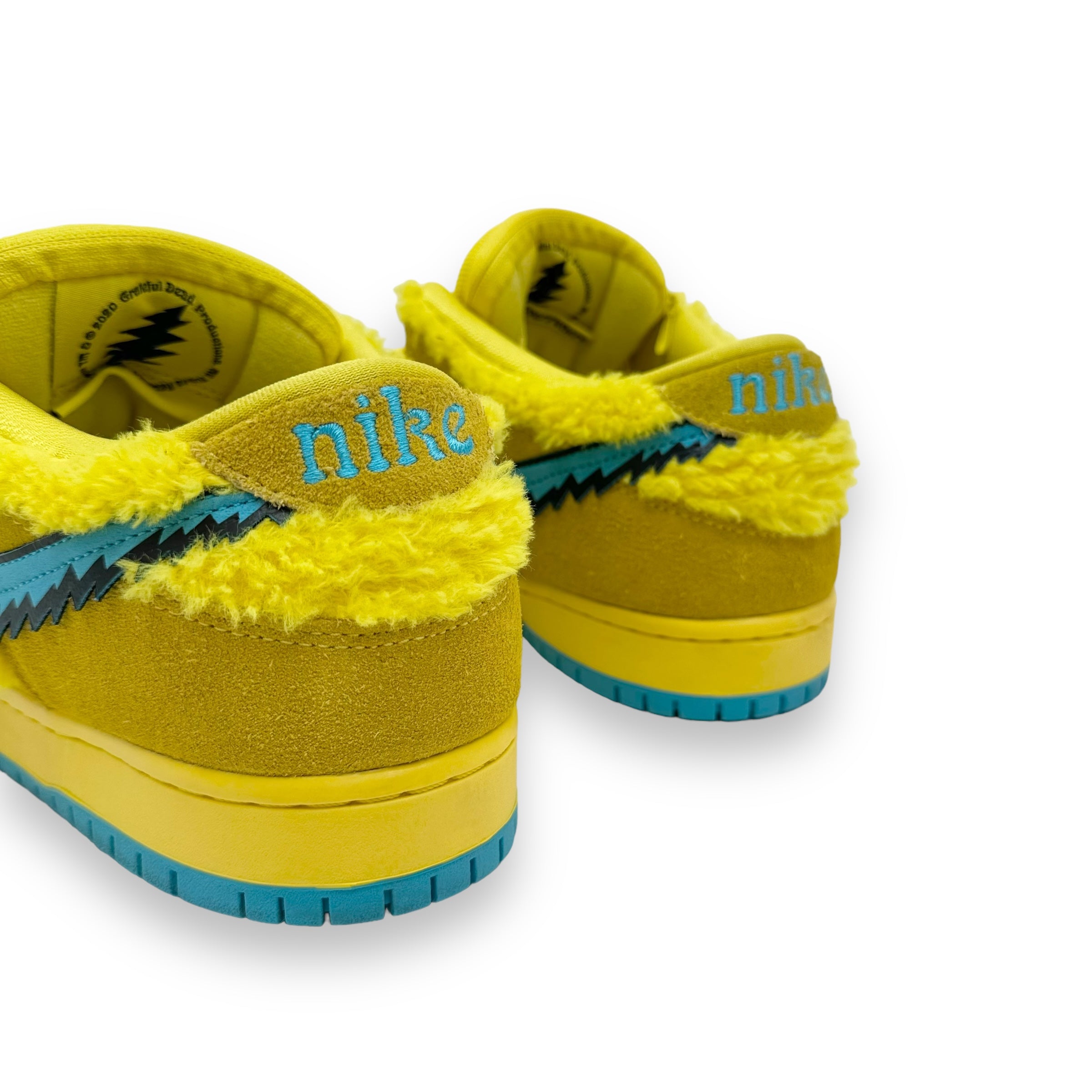 NIKE SB DUNK LOW GRATEFUL DEAD BEARS OPTI SNEAKER YELLOW UK10.5