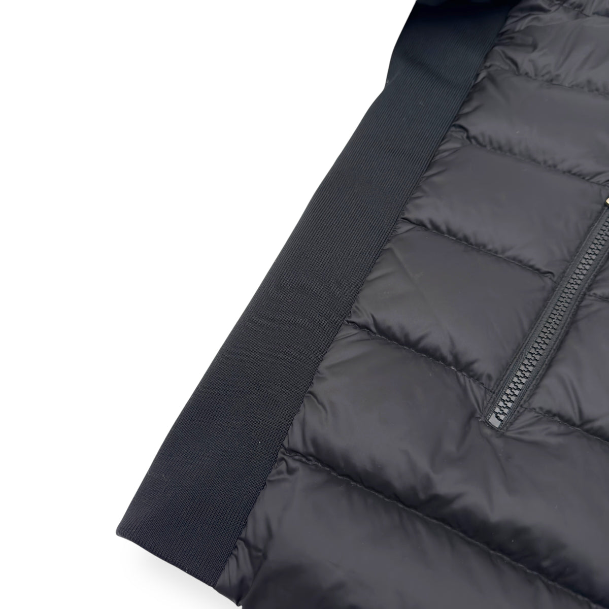 MONCLER AUBIN QUILTED SHELL DOWN JACKET BLACK 3 / M