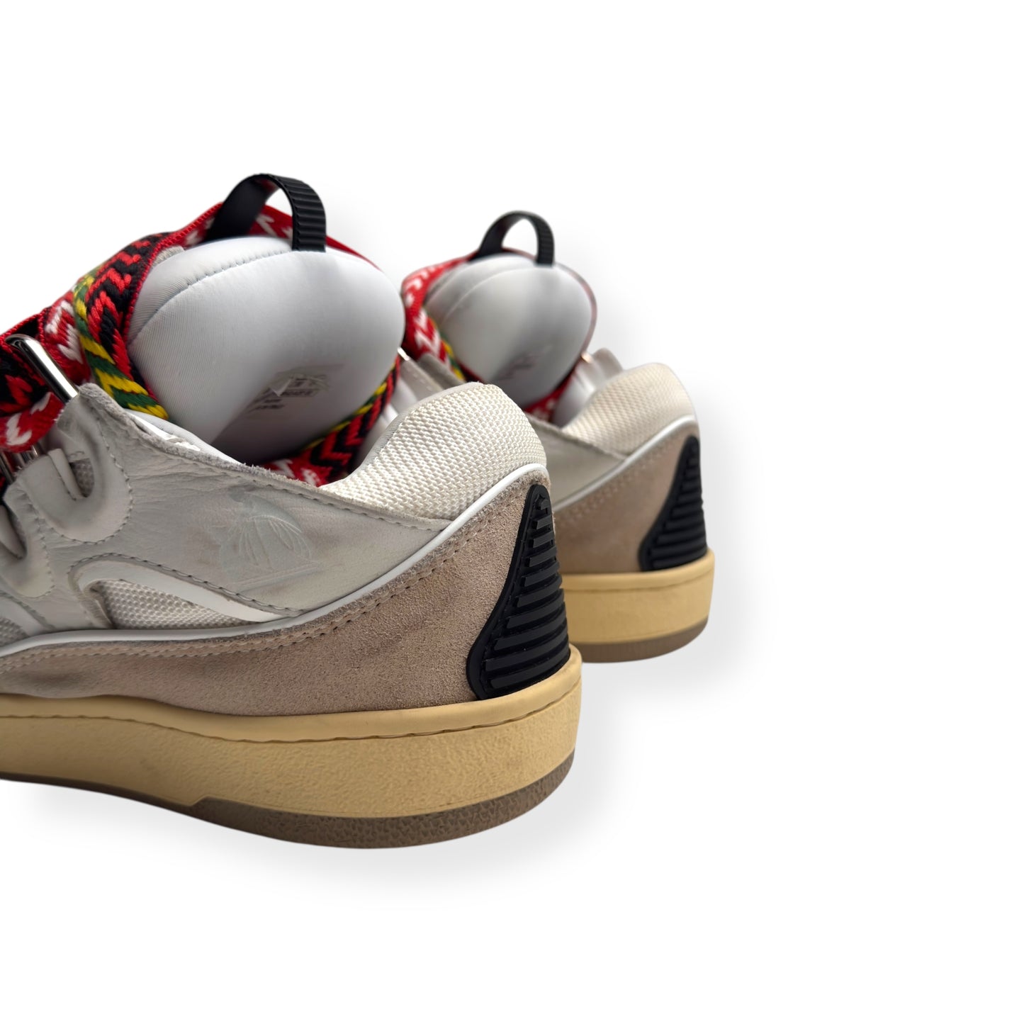 LANVIN CURB SNEAKER WHITE / MULTICOLOURED 40 / UK6