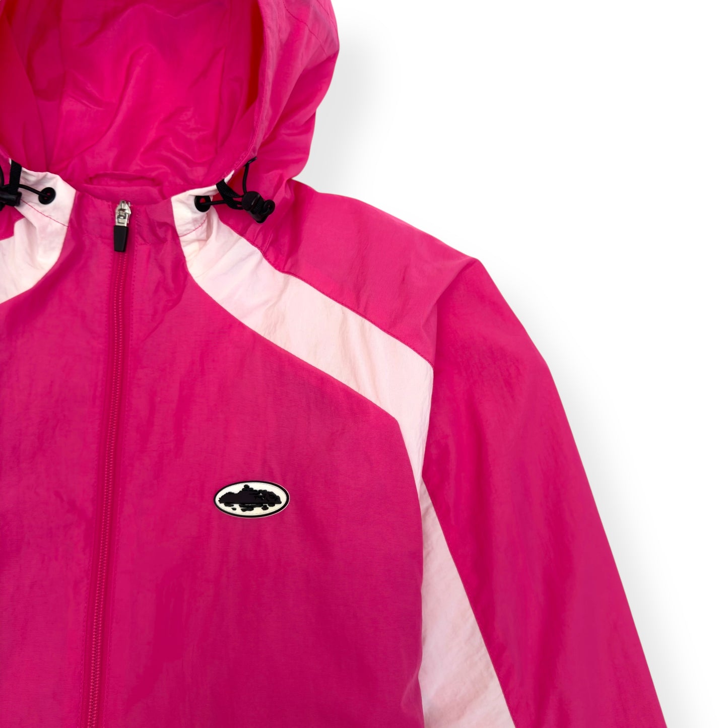 CORTEIZ ZIP-UP WINDBREAKER JACKET PINK L