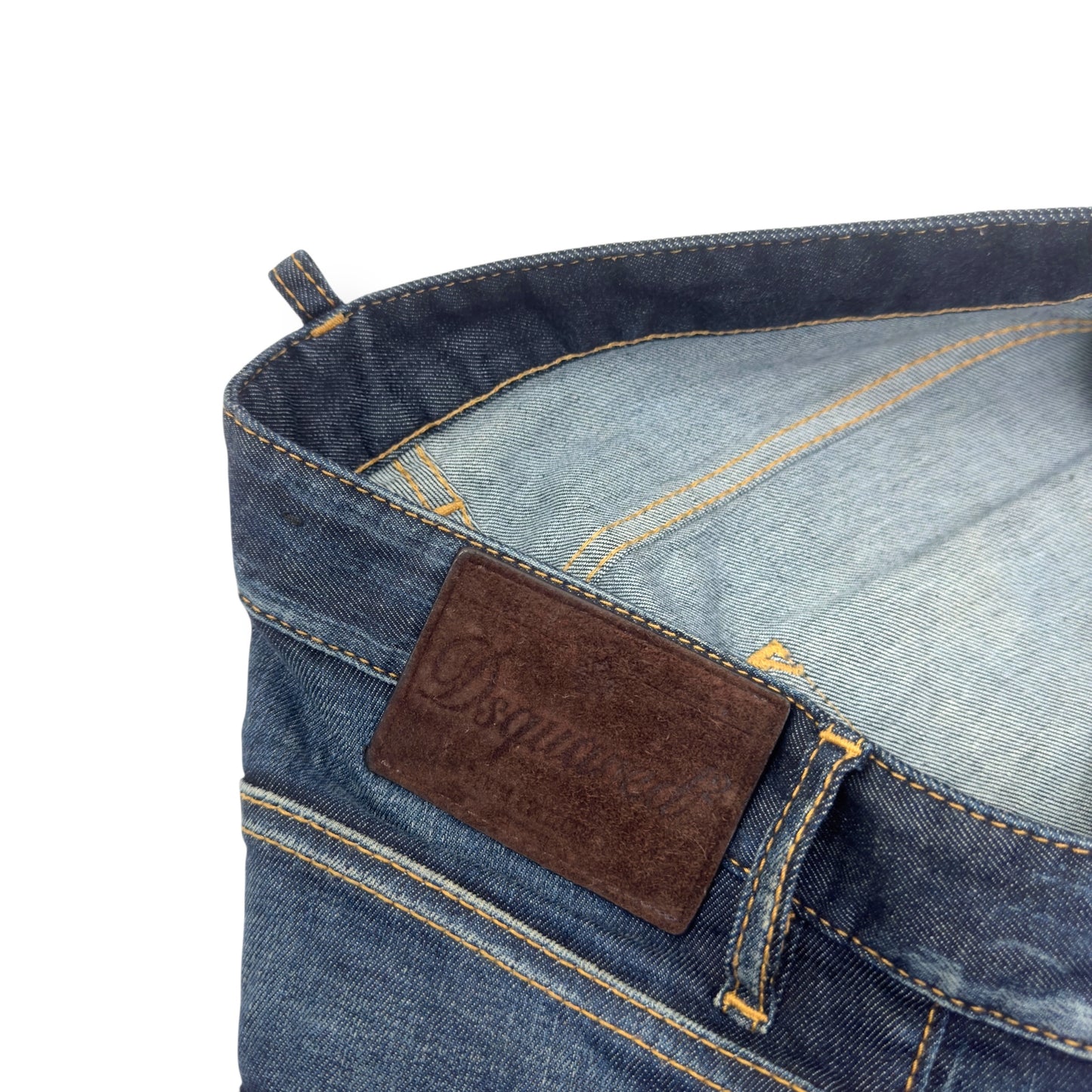 DSQUARED2 DISTRESSED DENIM JEANS BLUE 48 / M