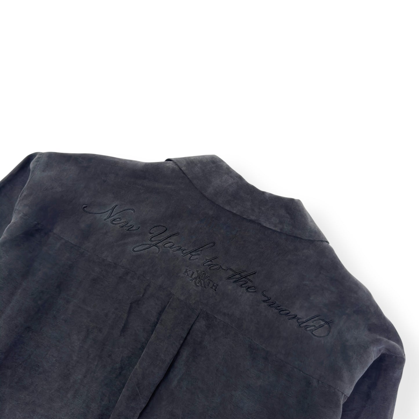KITH ADONIS CAMP COLLAR SHIRT BLACK M