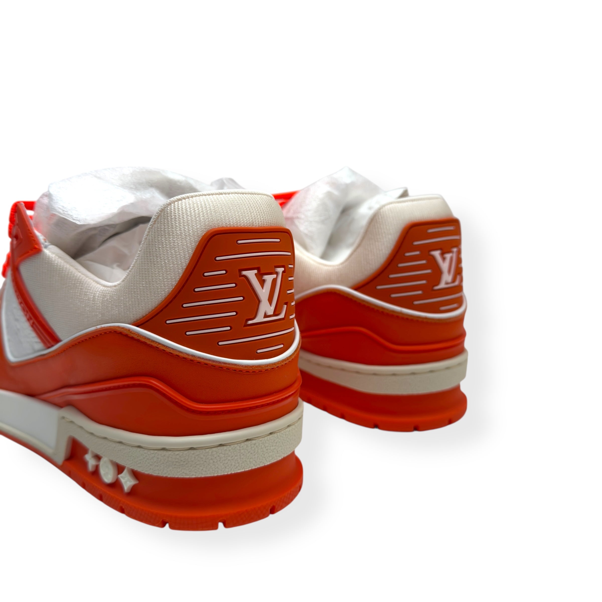 LOUIS VUITTON LV TRAINER LUXURY ORANGE UK8