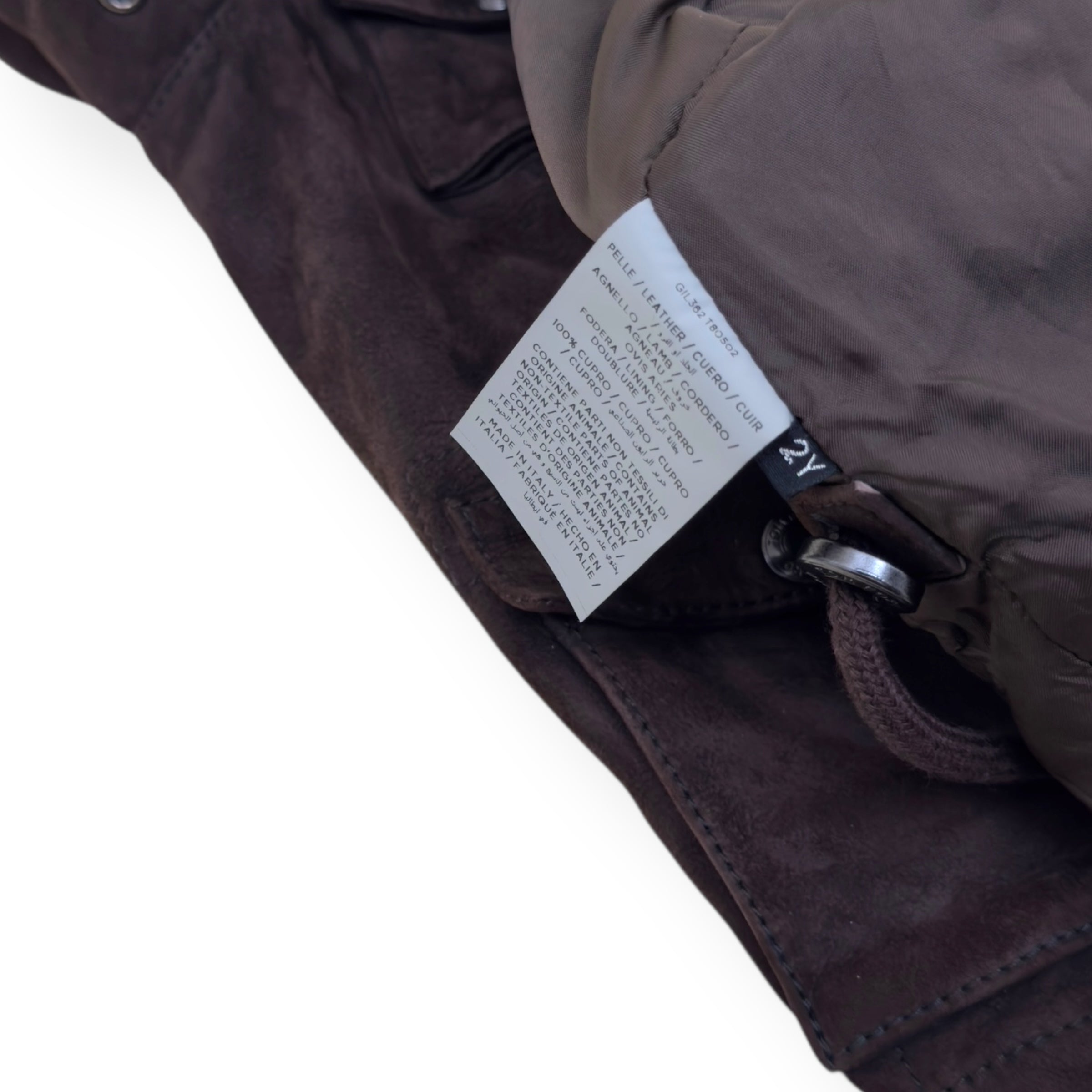TOM FORD SUEDE LEATHER JACKET BROWN AGE2
