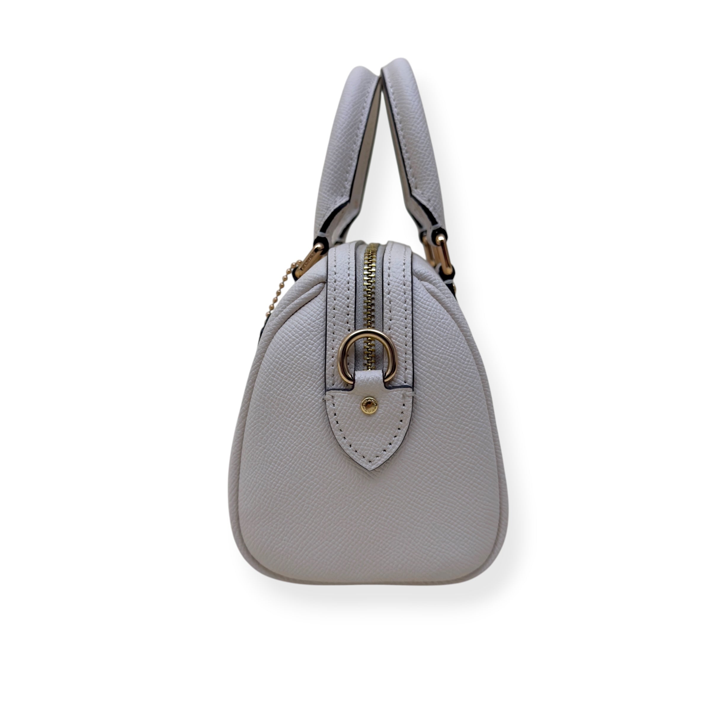 COACH LEATHER ROWAN CROSSBODY BAG CHALK MINI