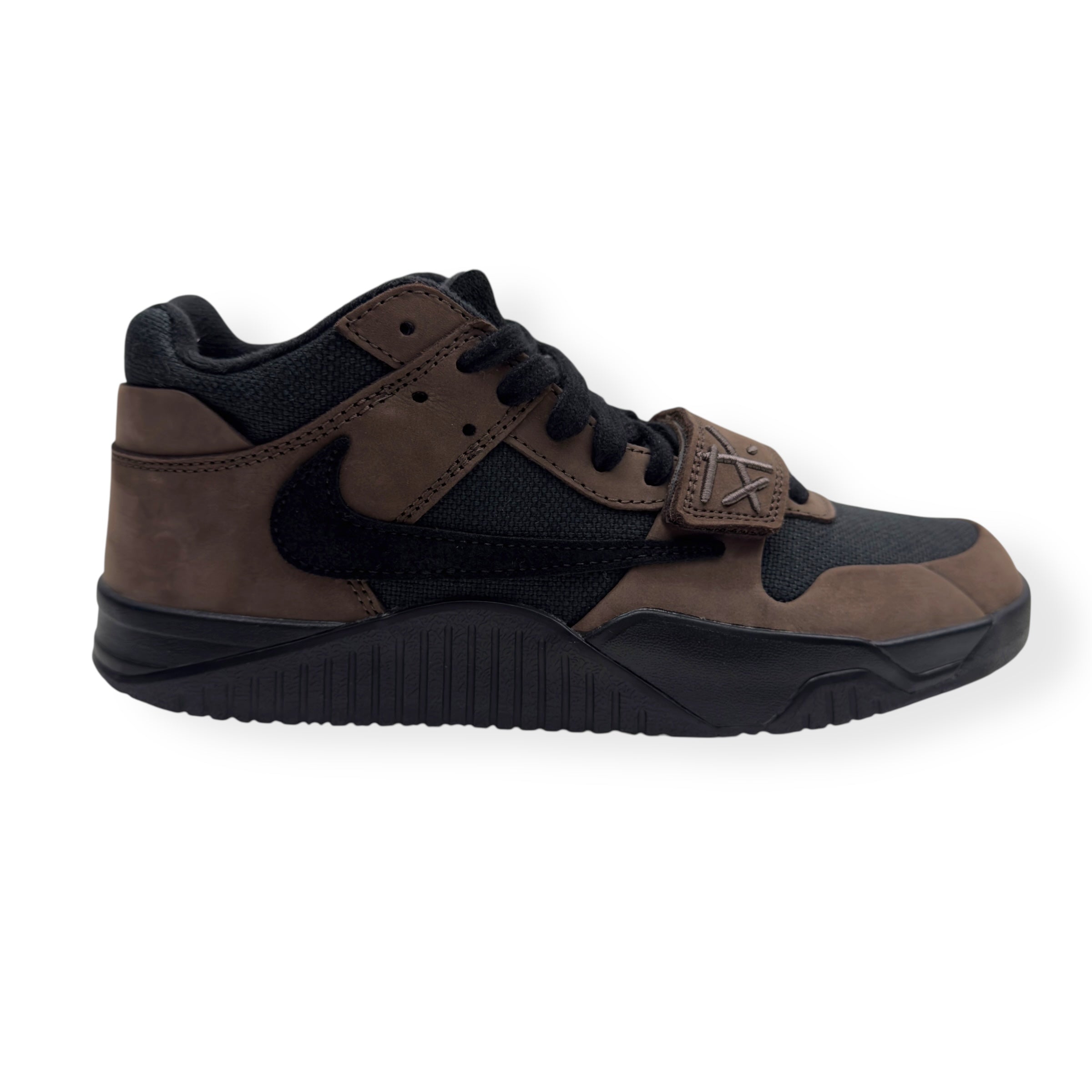 NIKE X TRAVIS SCOTT JORDAN JUMPMAN JACK TR DARK MOCHA SNEAKER UK7.5