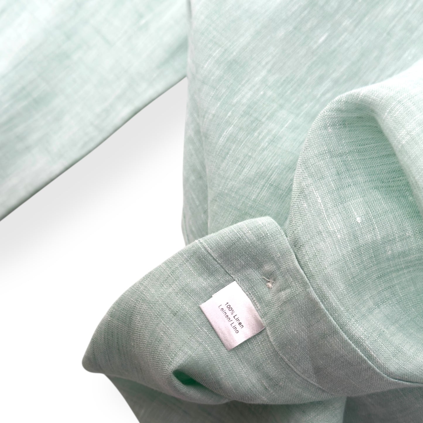 THOM SWEENEY LINEN SHIRT BLUE L