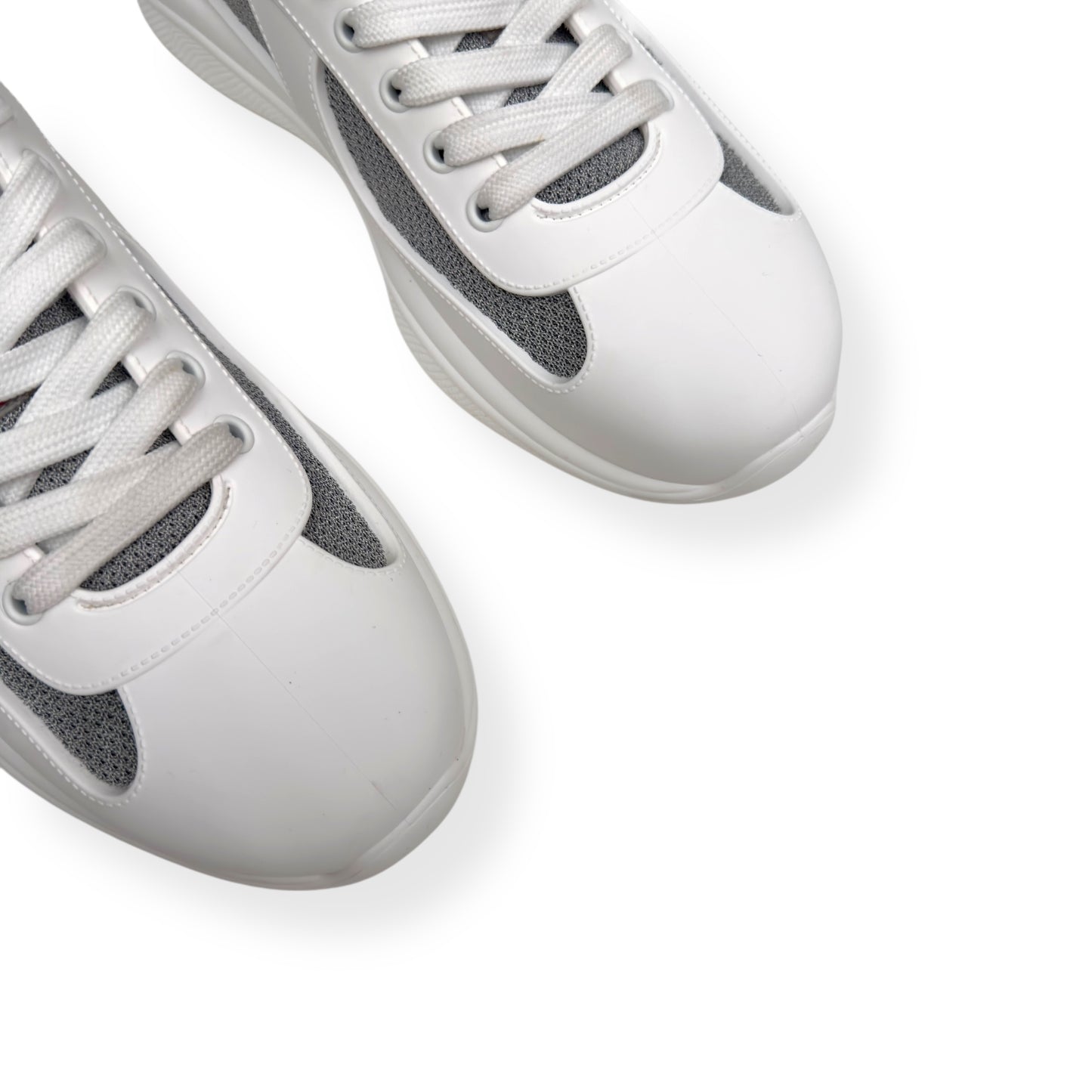 PRADA AMERICA’S CUP SOFT RUBBER SNEAKER WHITE 41 / UK7