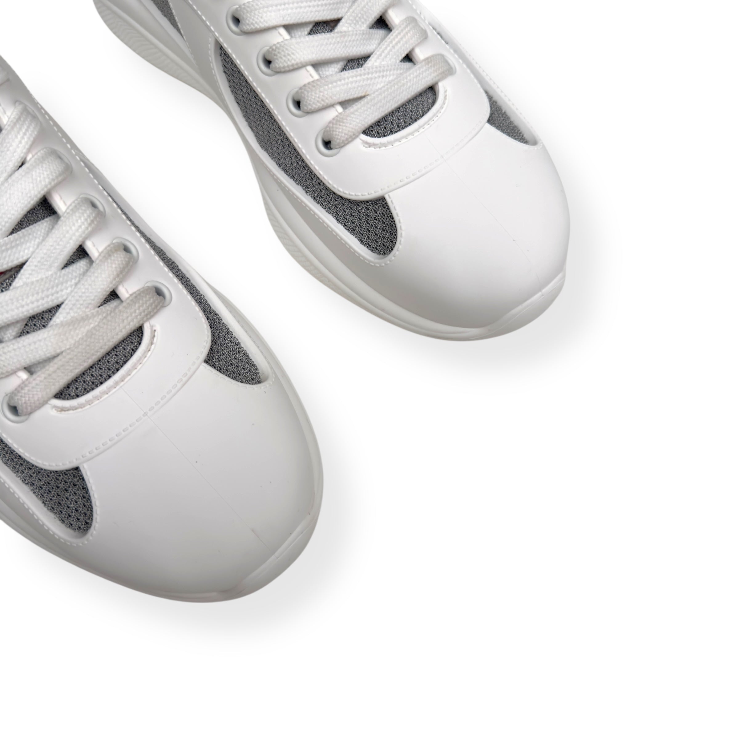 PRADA AMERICA’S CUP SOFT RUBBER SNEAKER WHITE 41 / UK7