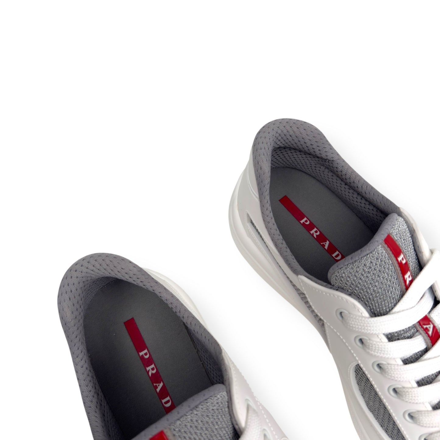PRADA AMERICA’S CUP SOFT RUBBER SNEAKER WHITE 41 / UK7