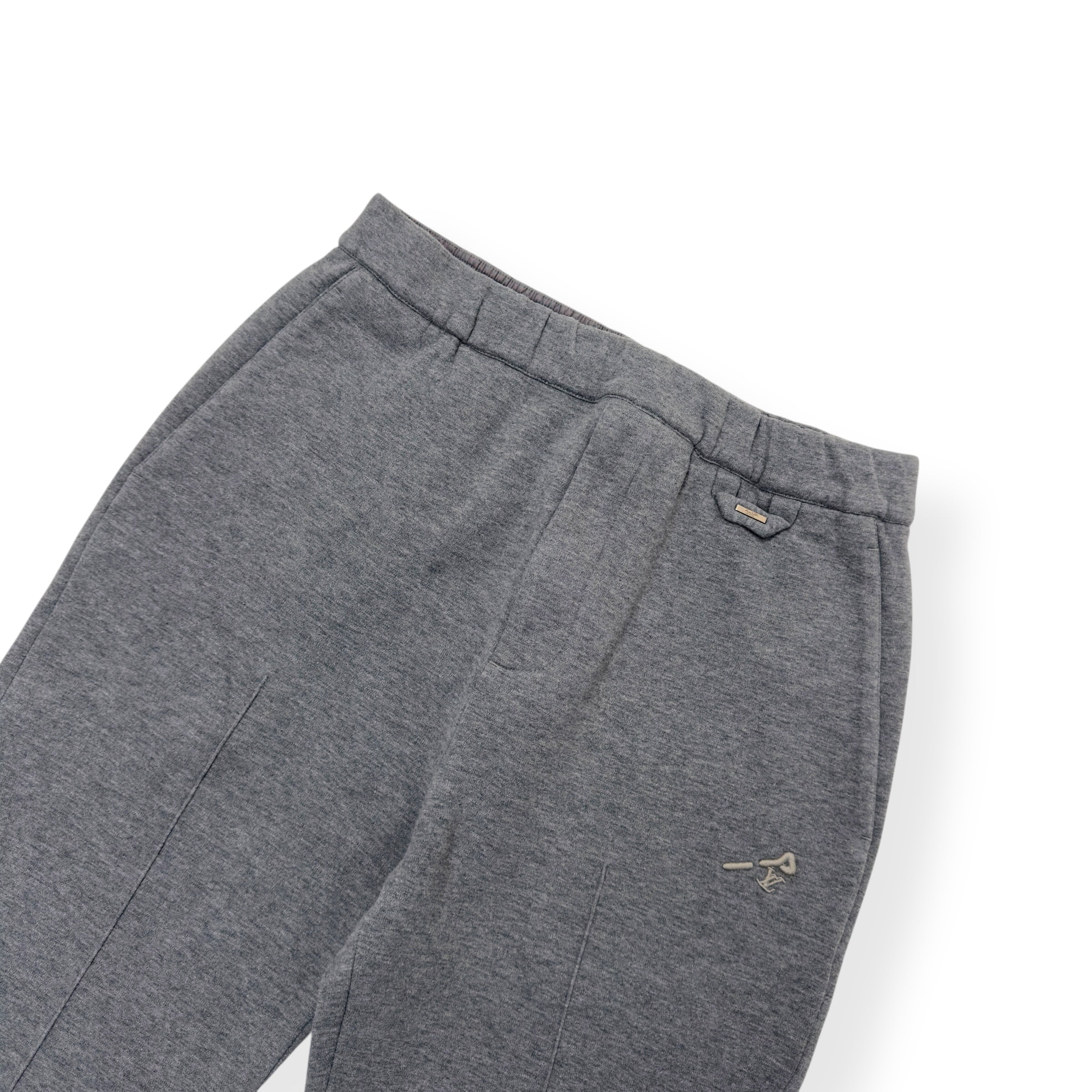 LOUIS VUITTON FLARED SWEATPANTS GREY 40 / S