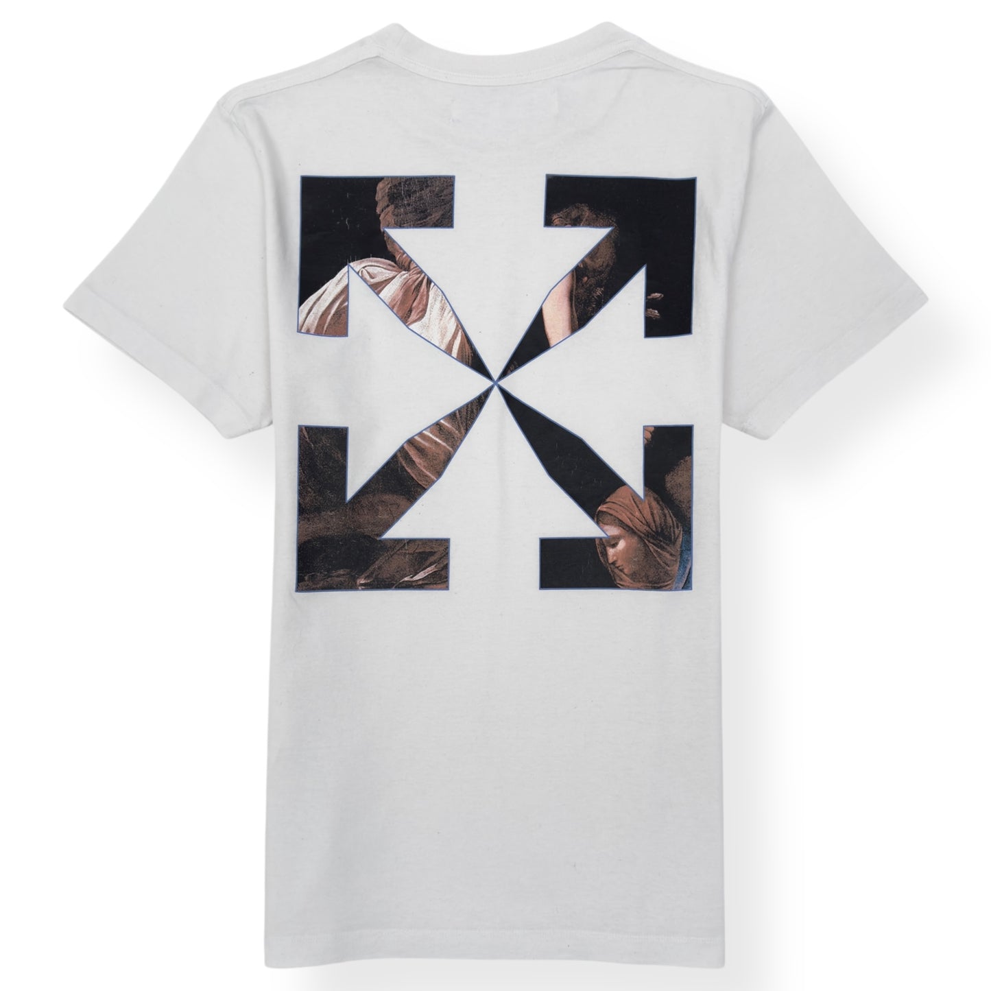 OFF-WHITE CARAVAGGIO ANGEL COTTON T-SHIRT WHITE M