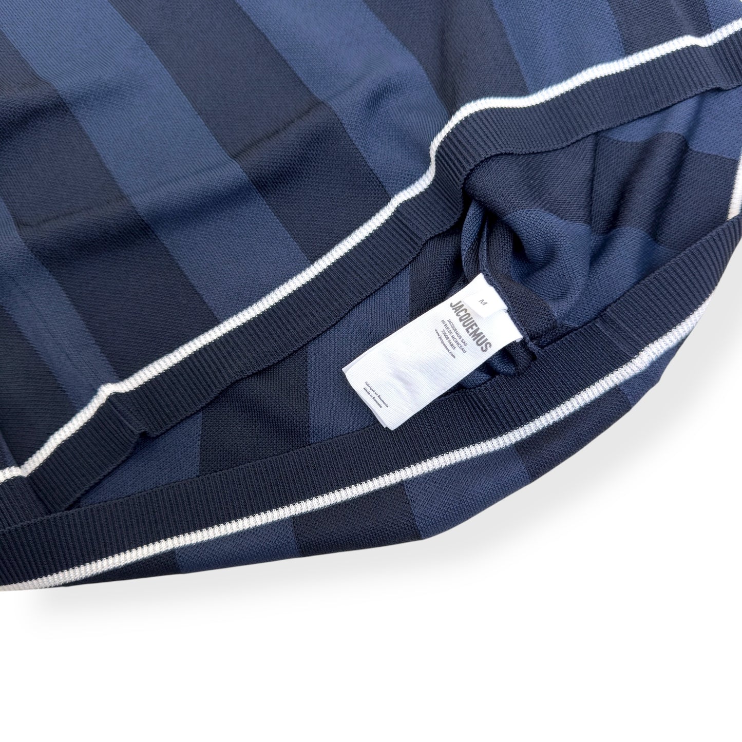 JACQUEMUS THE LIGA POLO SHIRT DARK NAVY M