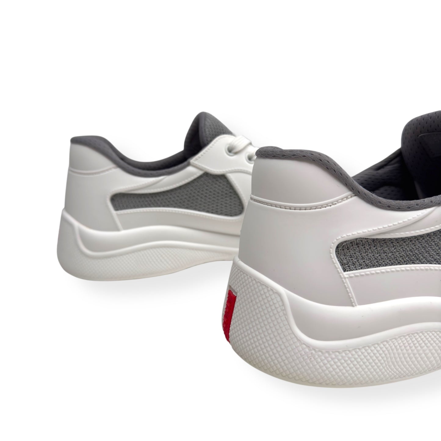 PRADA AMERICA’S CUP SOFT RUBBER SNEAKER WHITE 41 / UK7