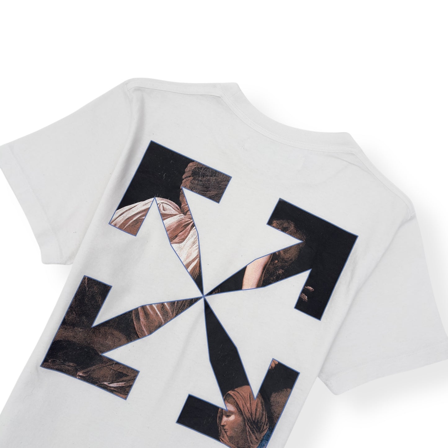 OFF-WHITE CARAVAGGIO ANGEL COTTON T-SHIRT WHITE M
