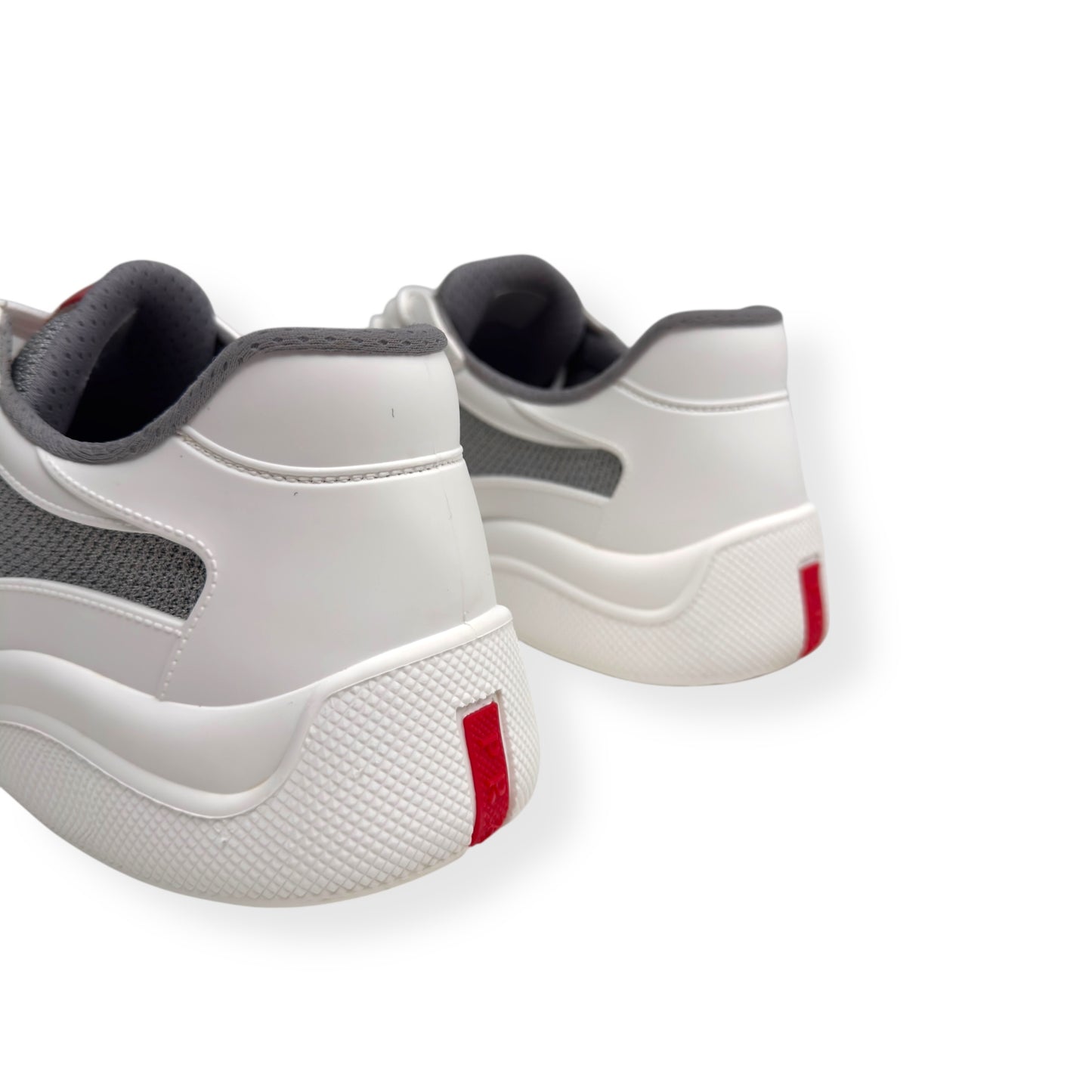 PRADA AMERICA’S CUP SOFT RUBBER SNEAKER WHITE 41 / UK7