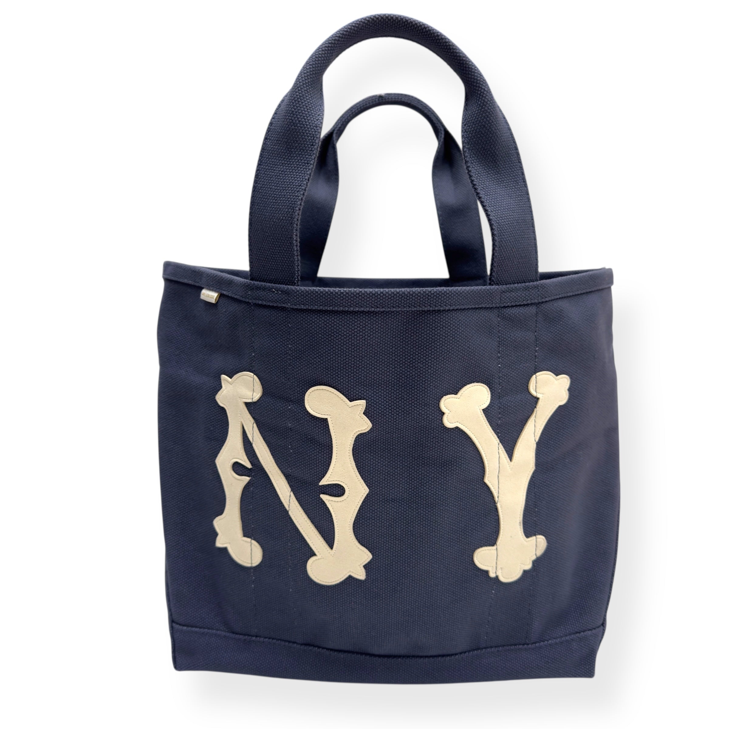 AIMÉ LEON DORE FW24 NY HIGHLANDERS TOTE BAG NAVY / WHITE O/S