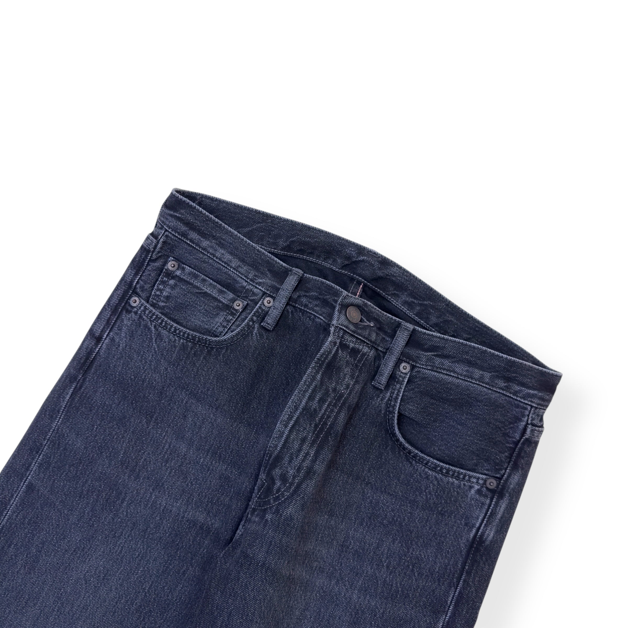 ACNE STUDIOS REGULAR FIT DENIM JEANS BLACK W32”