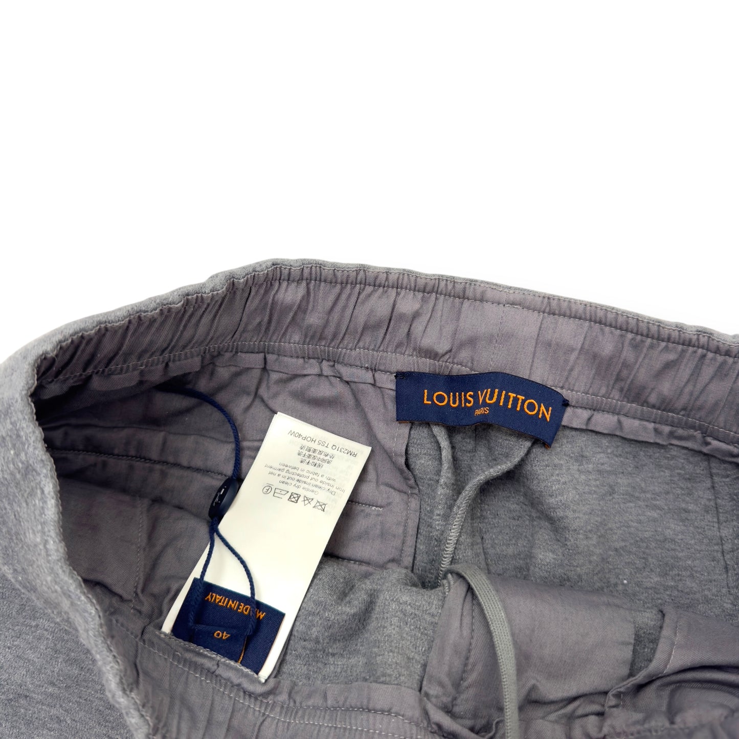 LOUIS VUITTON FLARED SWEATPANTS GREY 40 / S