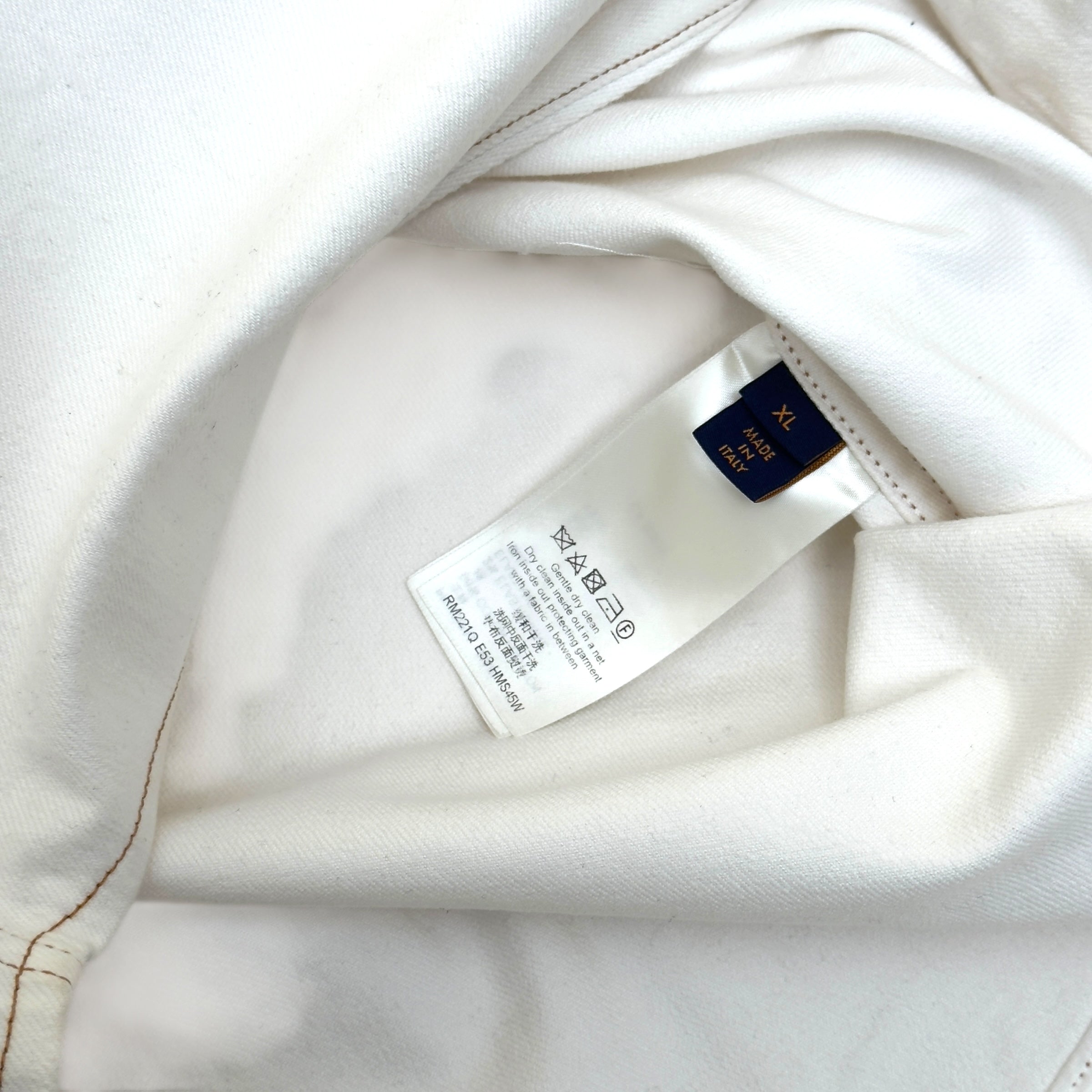LOUIS VUITTON MONOGRAM BASEBALL SHIRT XL
