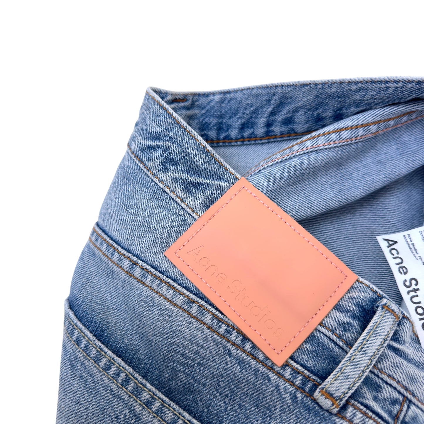 ACNE STUDIOS REGULAR FIT DENIM JEANS BLUE W32”