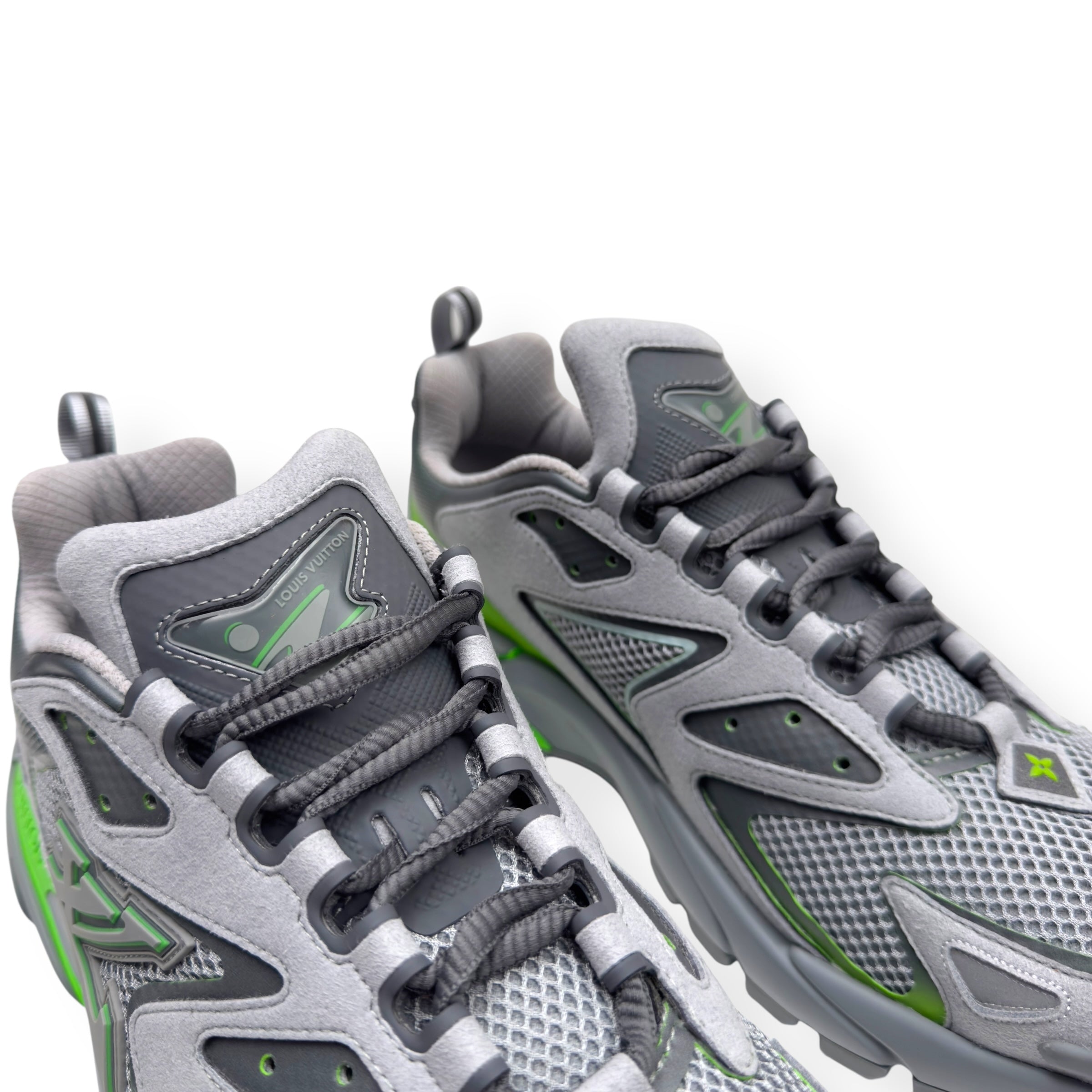 LOUIS VUITTON LV TATIC SNEAKER GREY / GREEN UK10