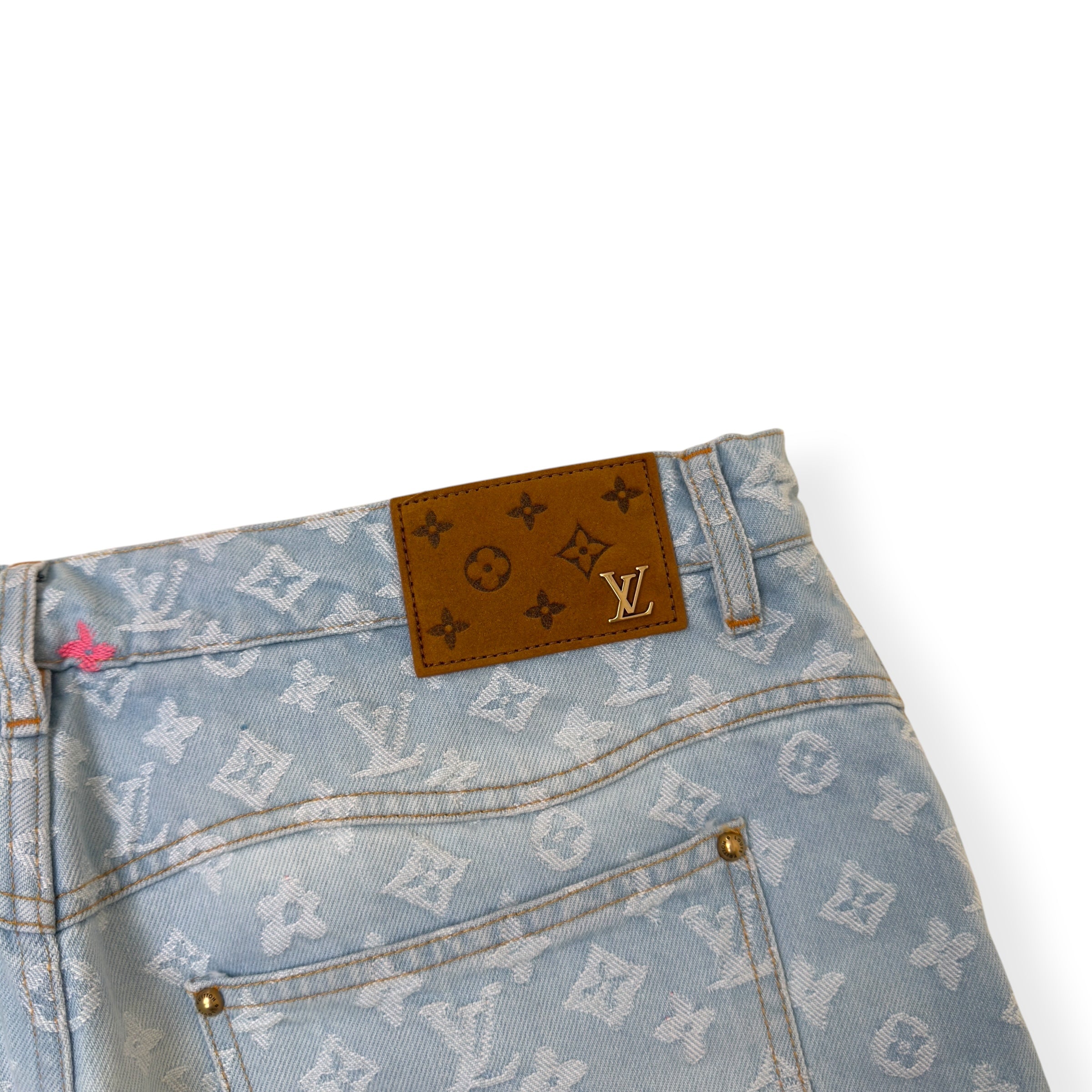 LOUIS VUITTON X TYLER THE CREATOR DENIM JEANS INDIGO W34”