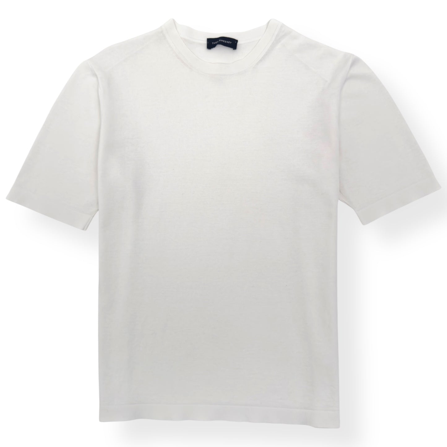 THOM SWEENEY COTTON T-SHIRT WHITE L