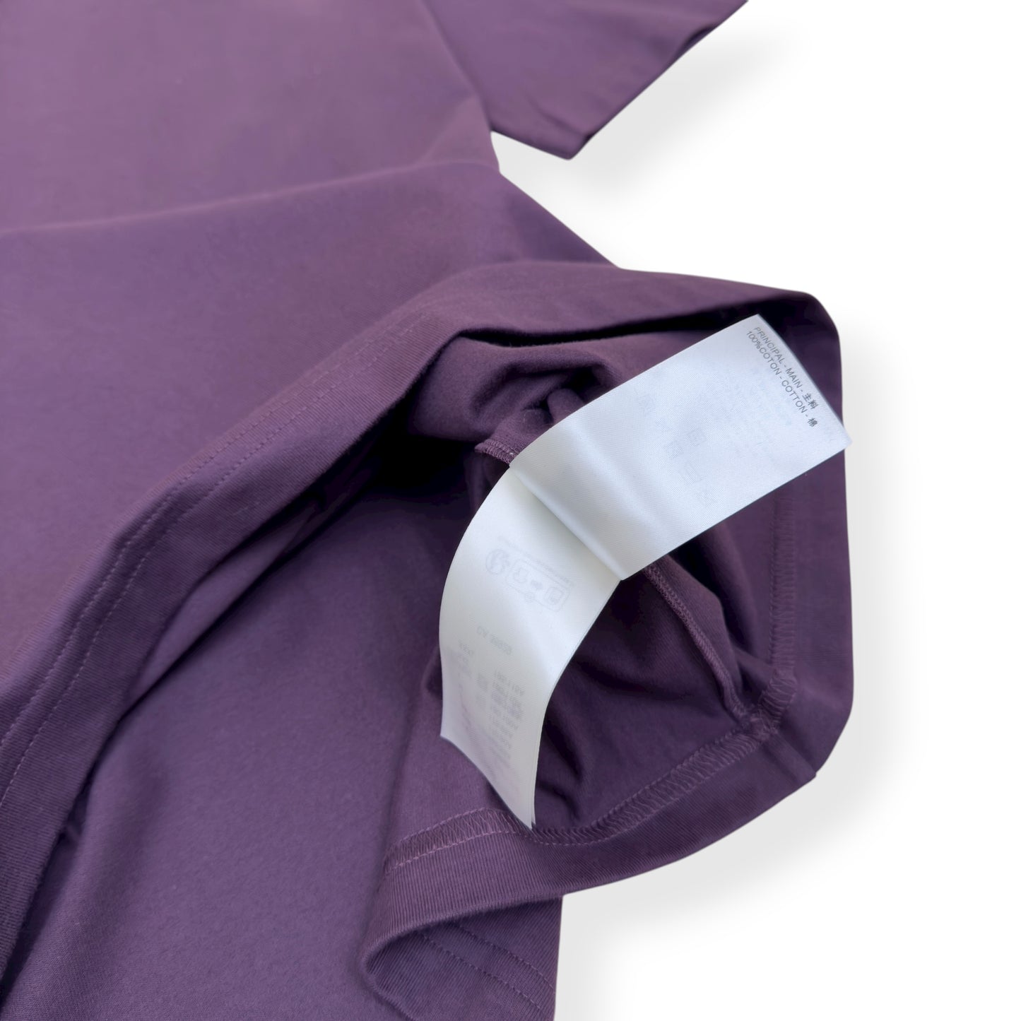 LOUIS VUITTON EMBOSSED LV T-SHIRT BURGUNDY XXL